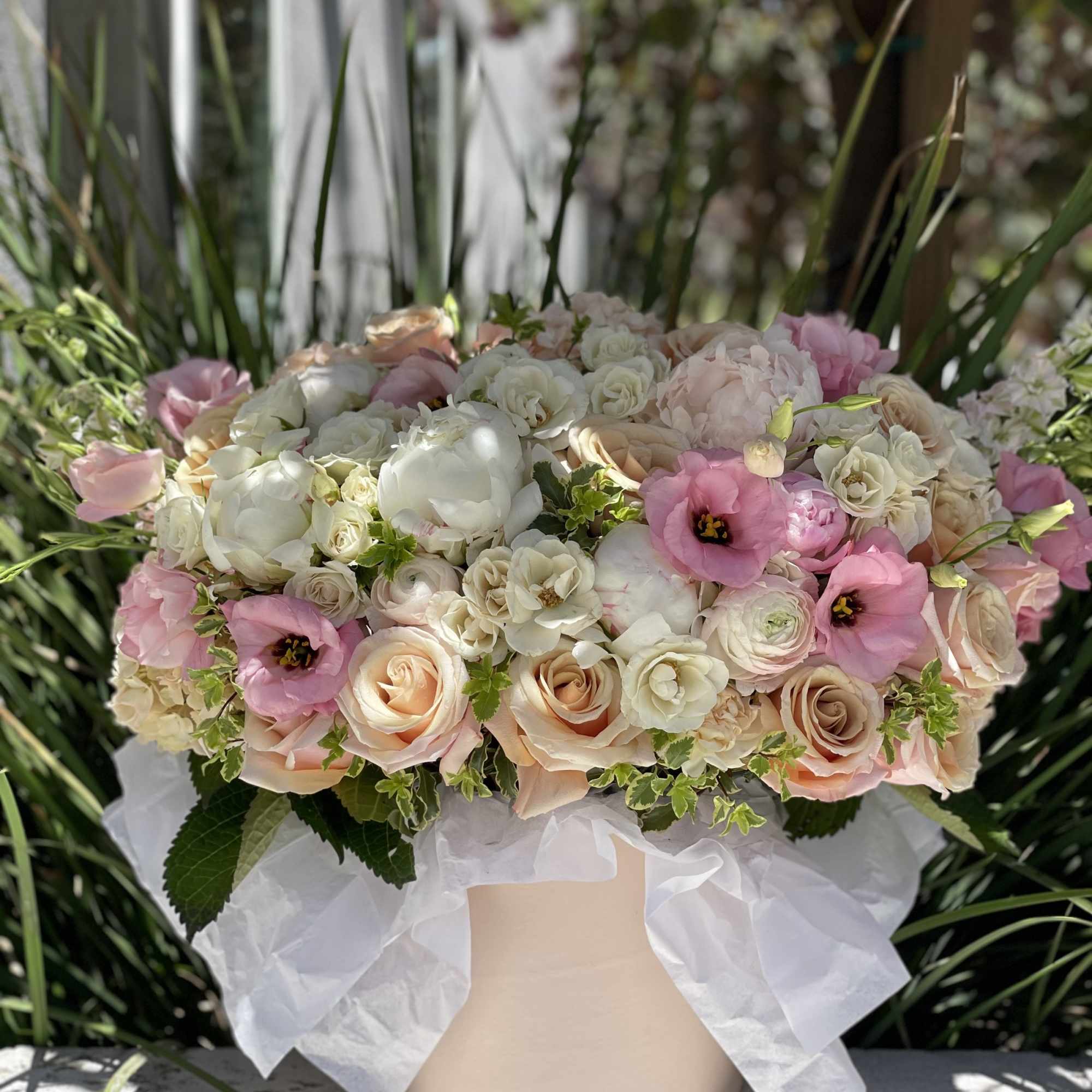 Luxury flower delivery in Los Angeles. Our elegant Box N5 Chanel is