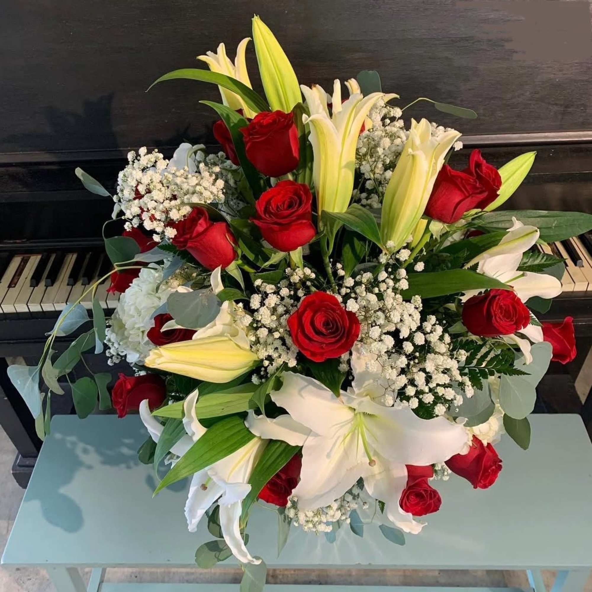 Looking for more than just roses? Red &amp; White Elegance is the