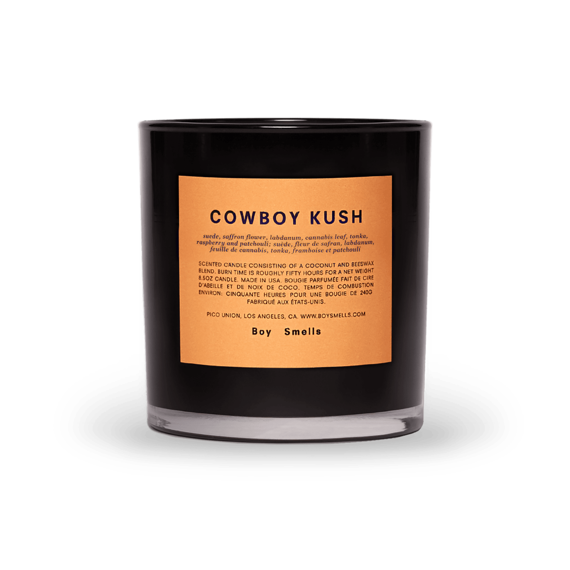 suede, saffron flower, labdanum, pot leaf, tonka, raspberry and patchouli

The scent is