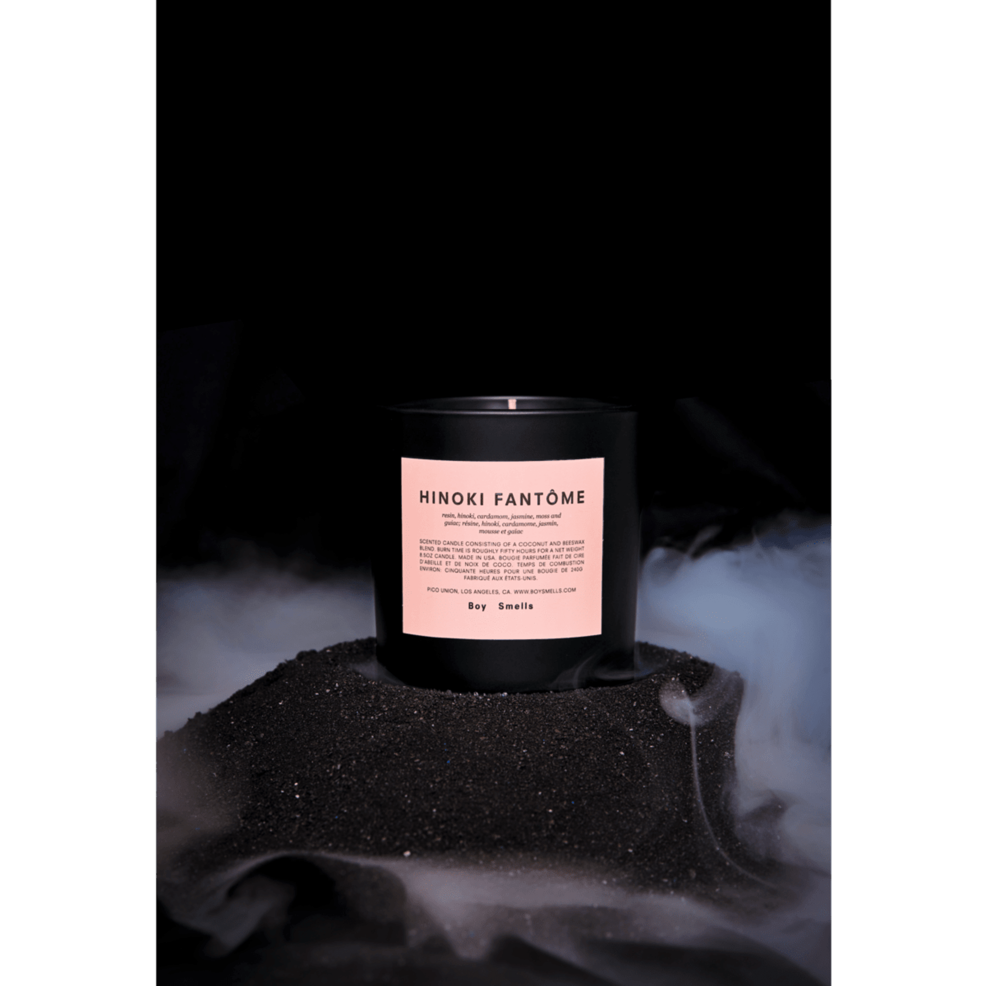 resin, hinoki, cardamom, jasmine, moss and guiac

A resinous aroma of smoking Japanese