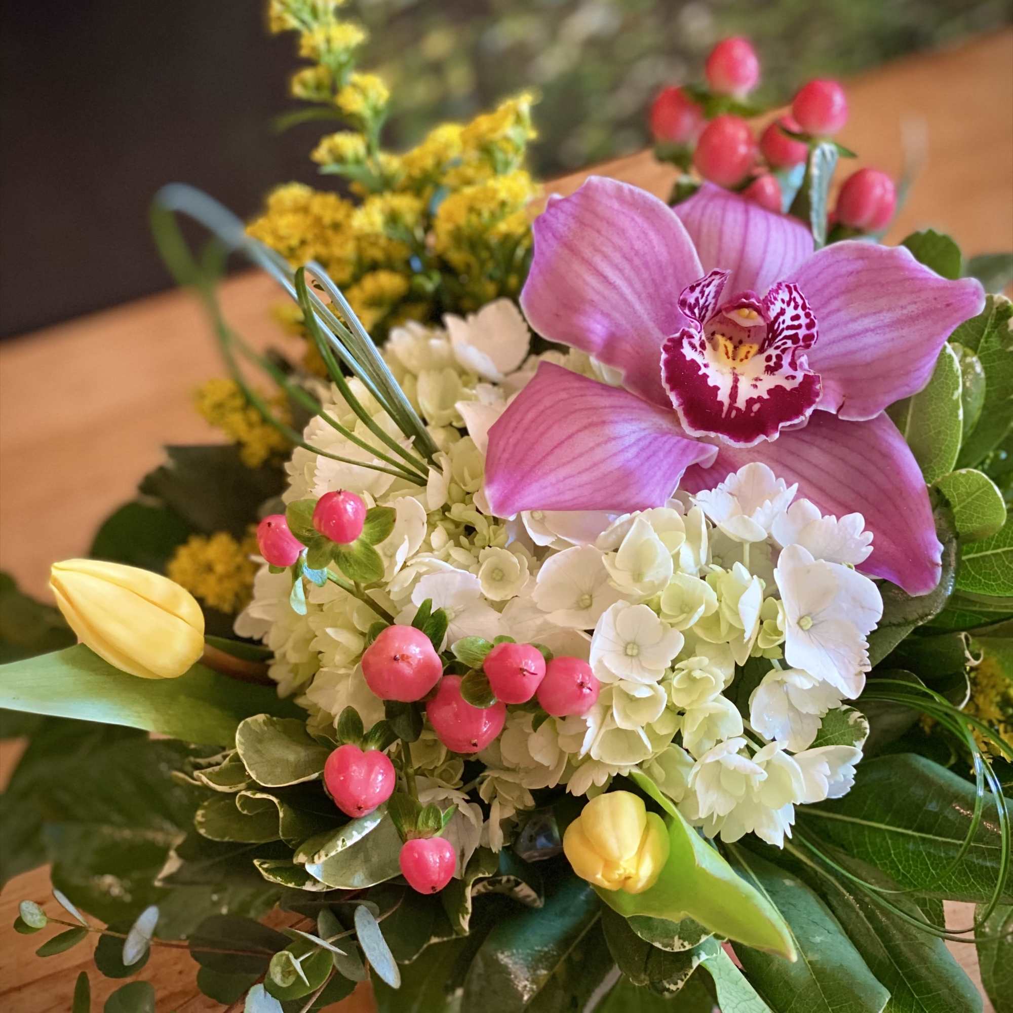 The "Spring Celebration" is a beautiful contemporary garden design made in a