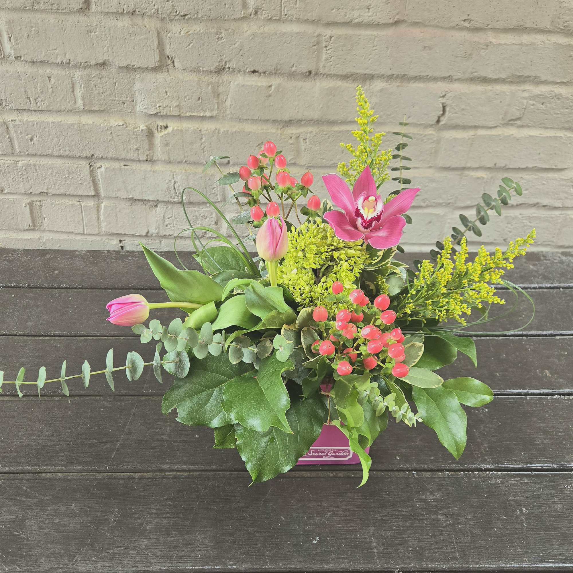 The "Spring Celebration" is a beautiful contemporary garden design made in a