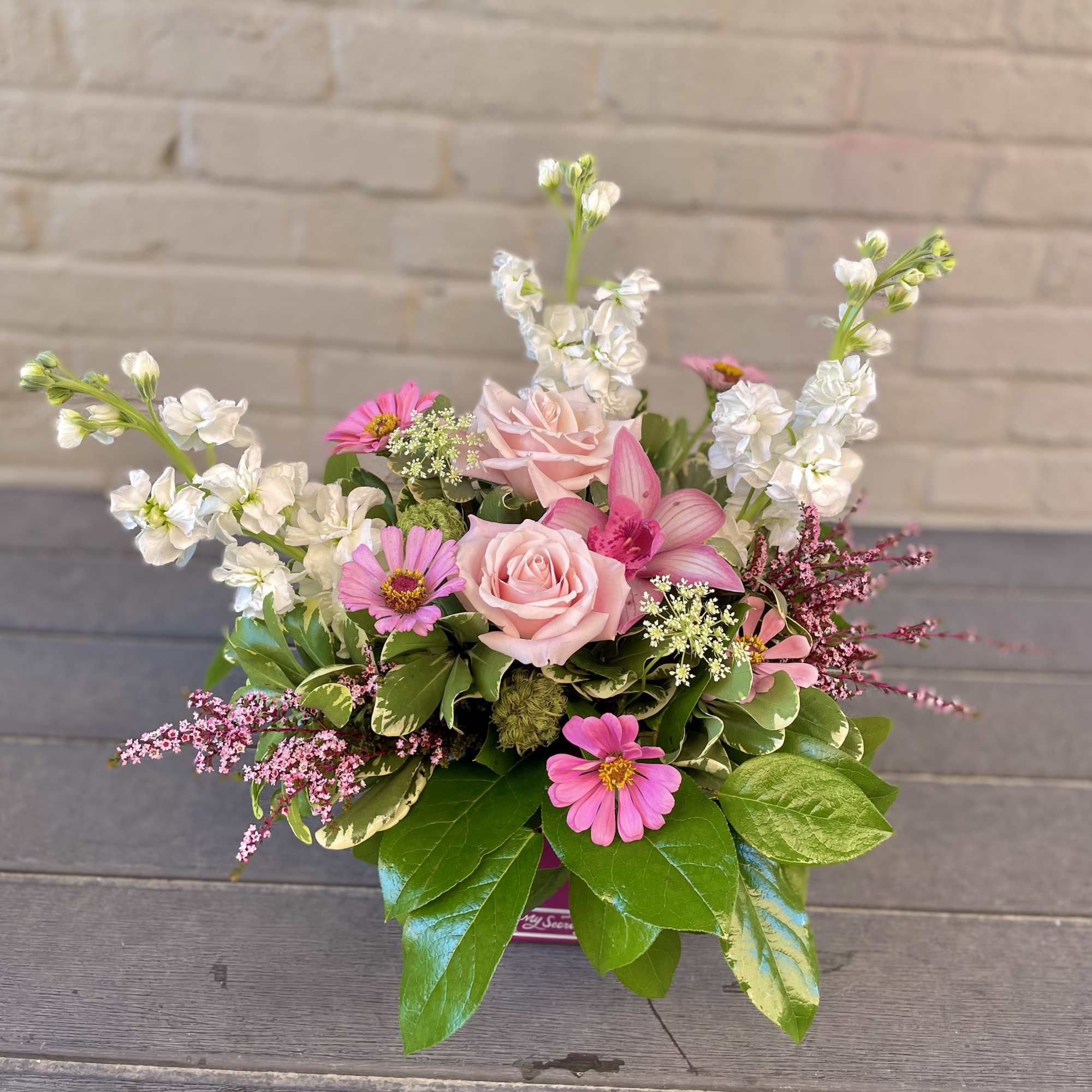 "Strawberry Shortcake" Features beautiful and romantic colors of soft pinks and whites.