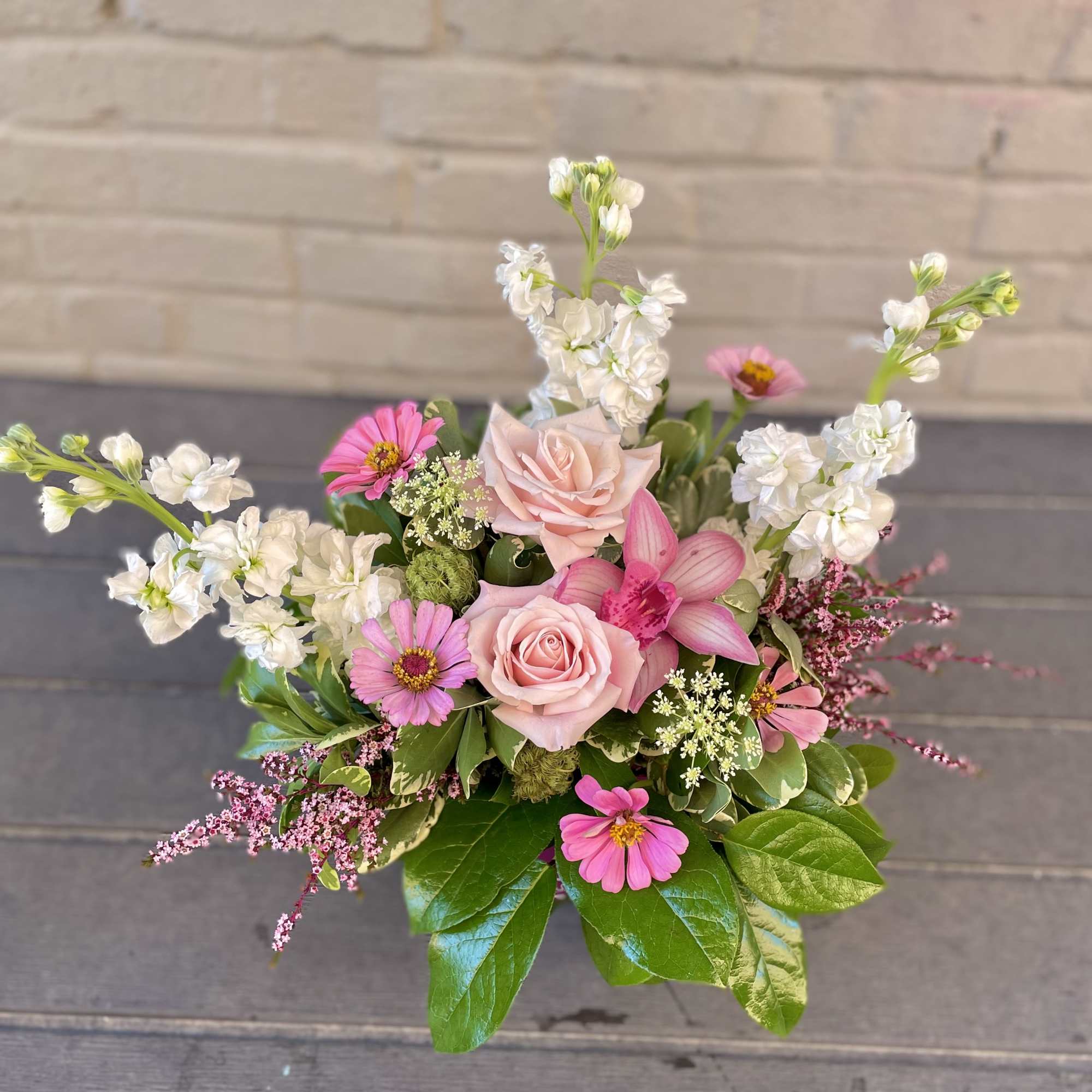 "Strawberry Shortcake" Features beautiful and romantic colors of soft pinks and whites.