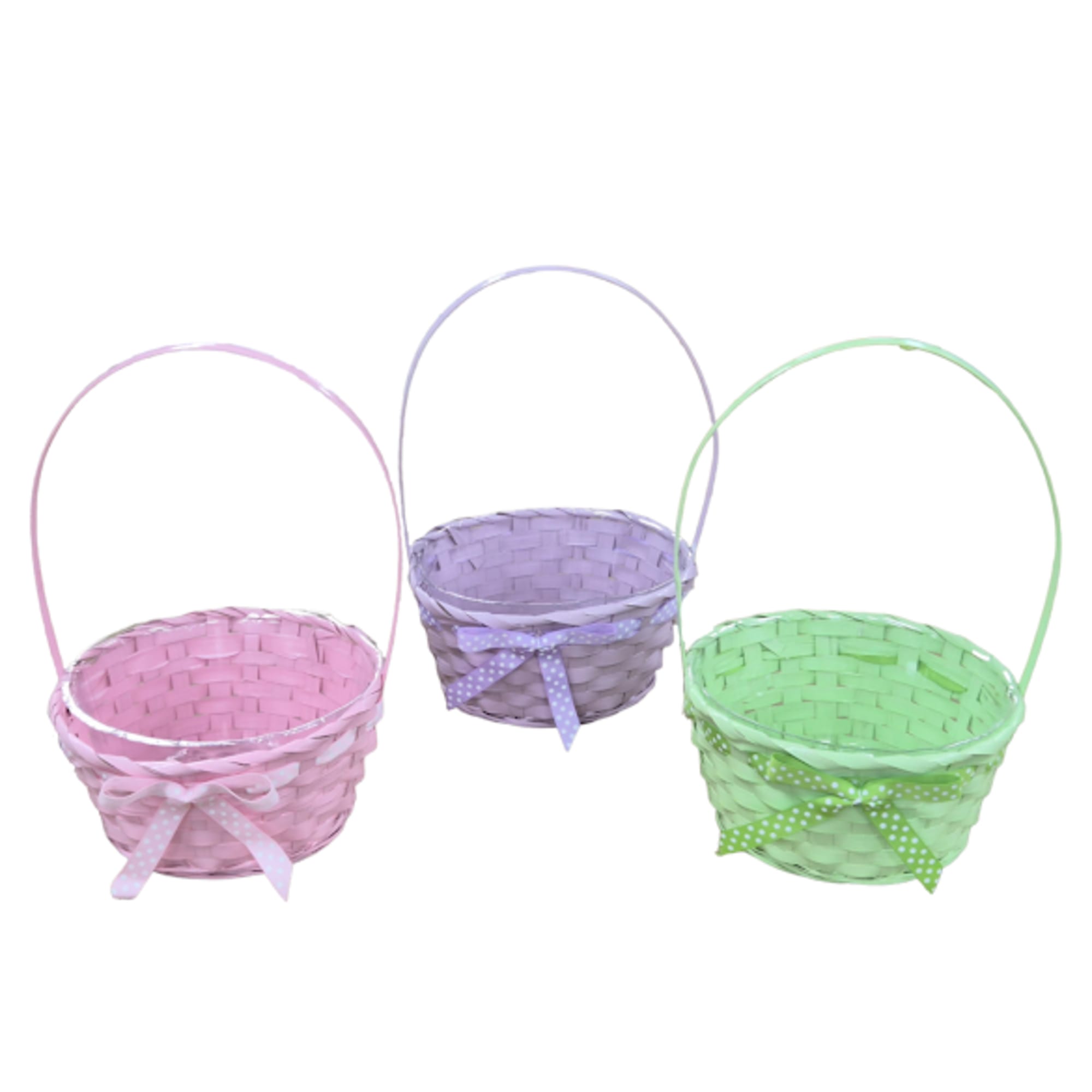 Basket of Blooms is a harming collection of pastel spring flowers arranged