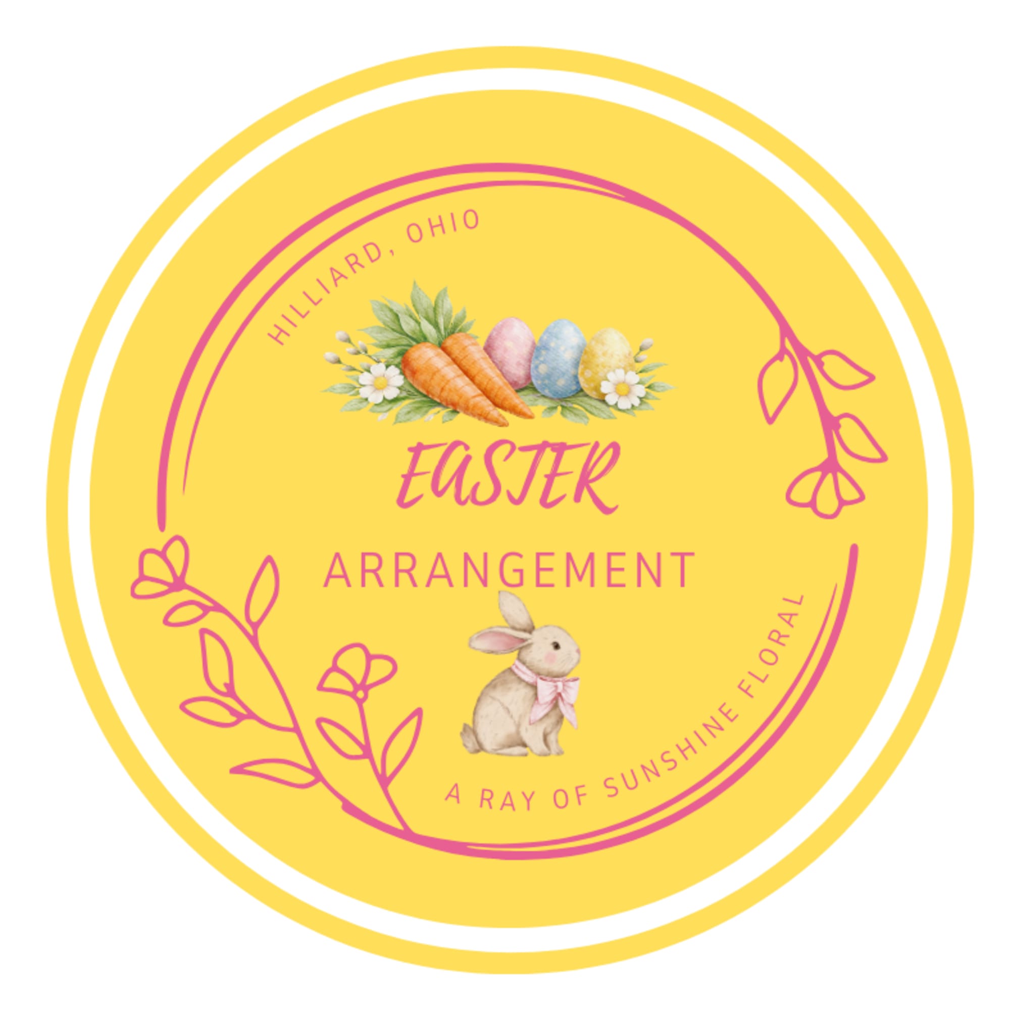 Celebrate Easter with a bright, cheerful arrangement designed to capture the freshness