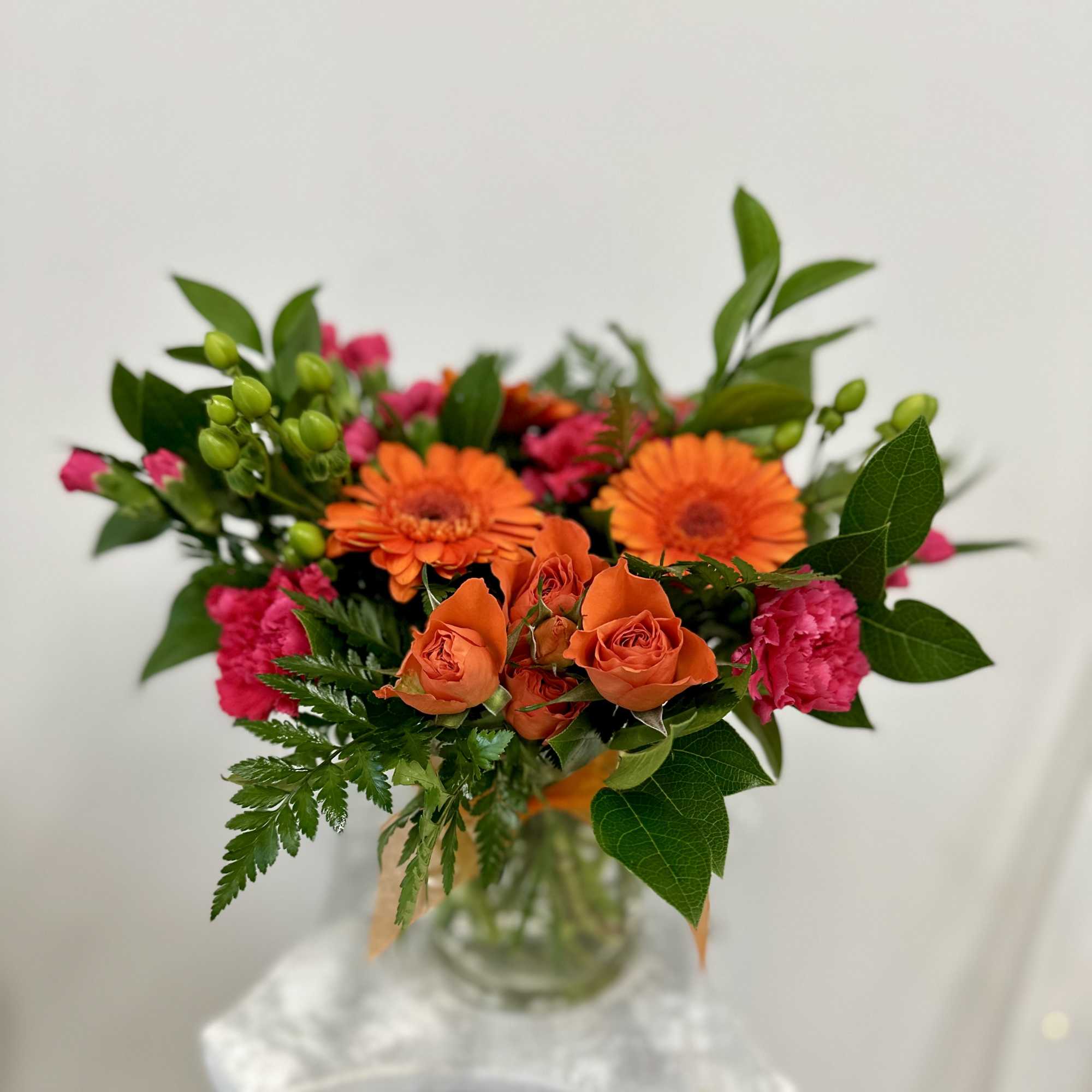 Designed to brighten up any occasion, the Fiesta Bouquet by Westford Florist