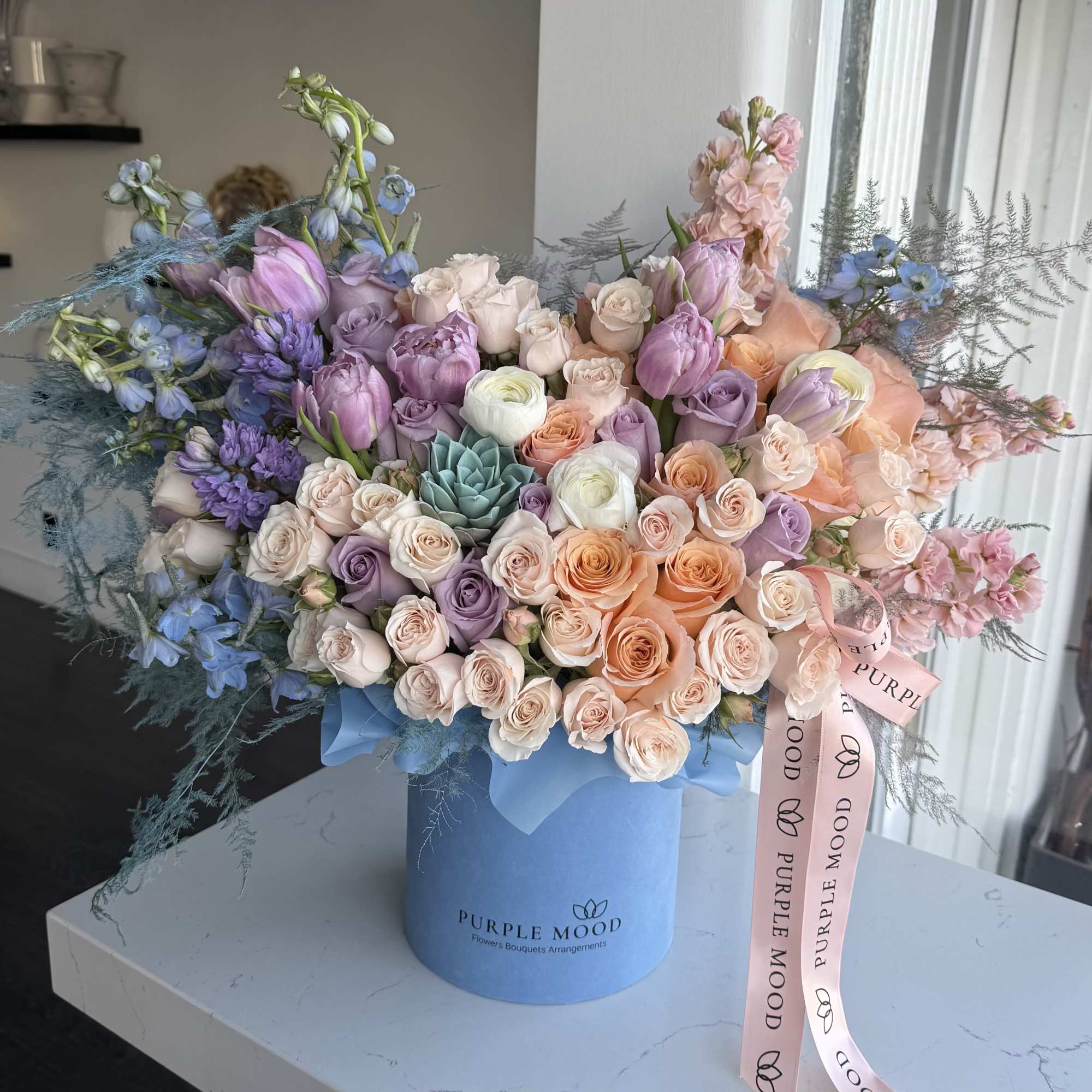 Standard container size - D6.75'x H7.5'

Deluxe container size - D8.25'x H9.5'

Premium container