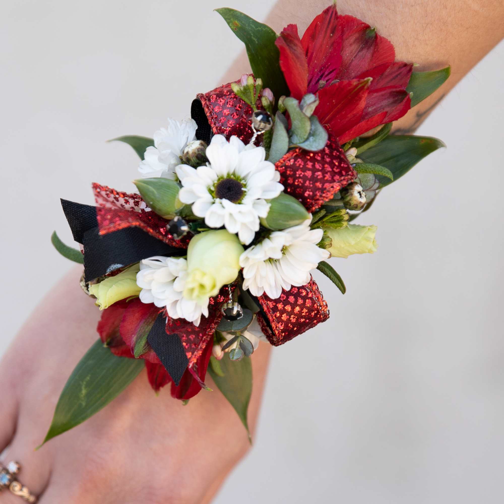 We create one of a kind flower jewelry for prom. Please let