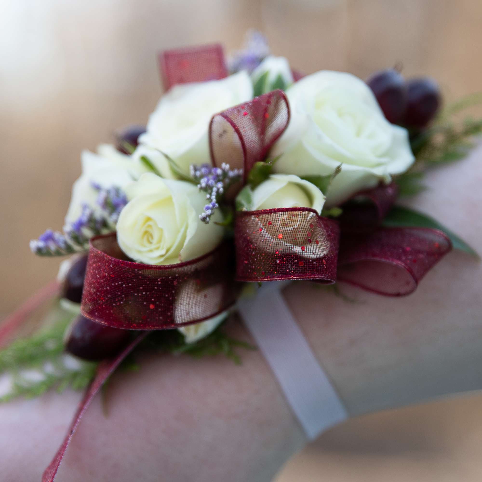 We create one of a kind flower jewelry for prom. Please let