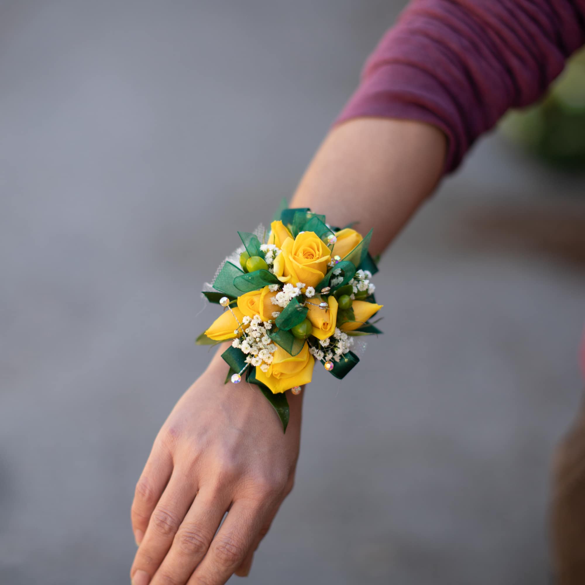 We create one of a kind flower jewelry for prom. Please let