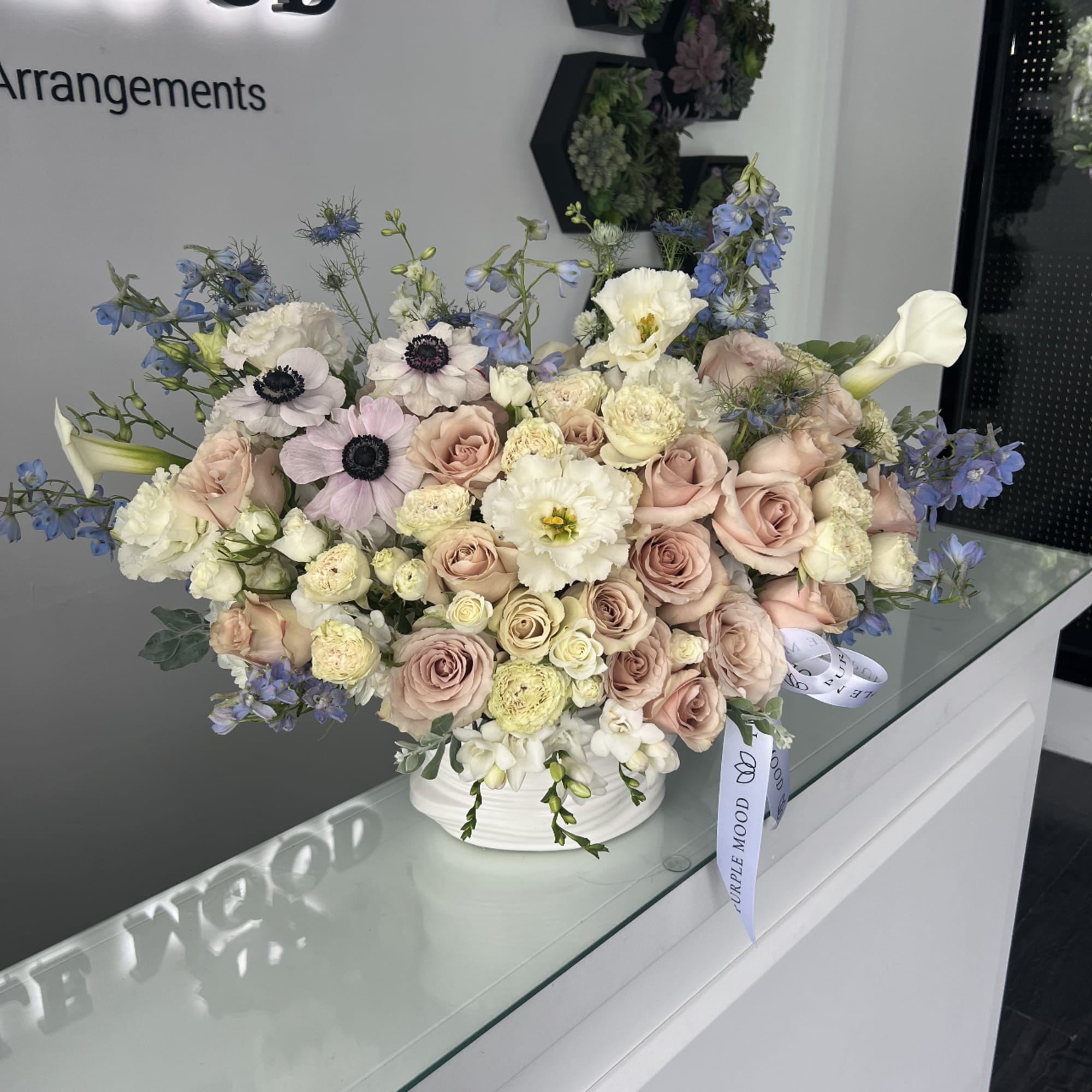 Our Designer&rsquo;s Choice Vase offers a one-of-a-kind floral arrangement, expertly crafted by