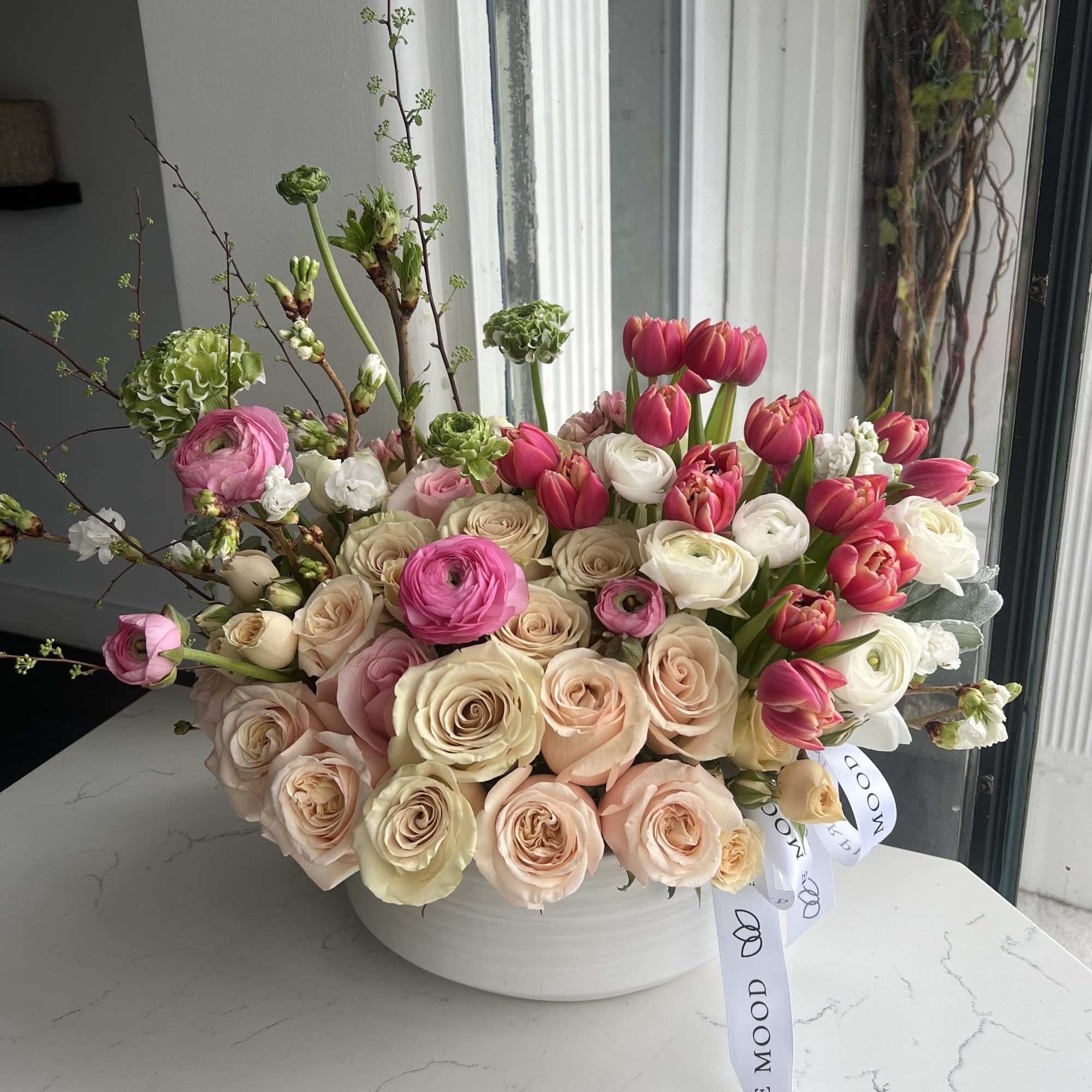 Our Designer&rsquo;s Choice Vase offers a one-of-a-kind floral arrangement, expertly crafted by
