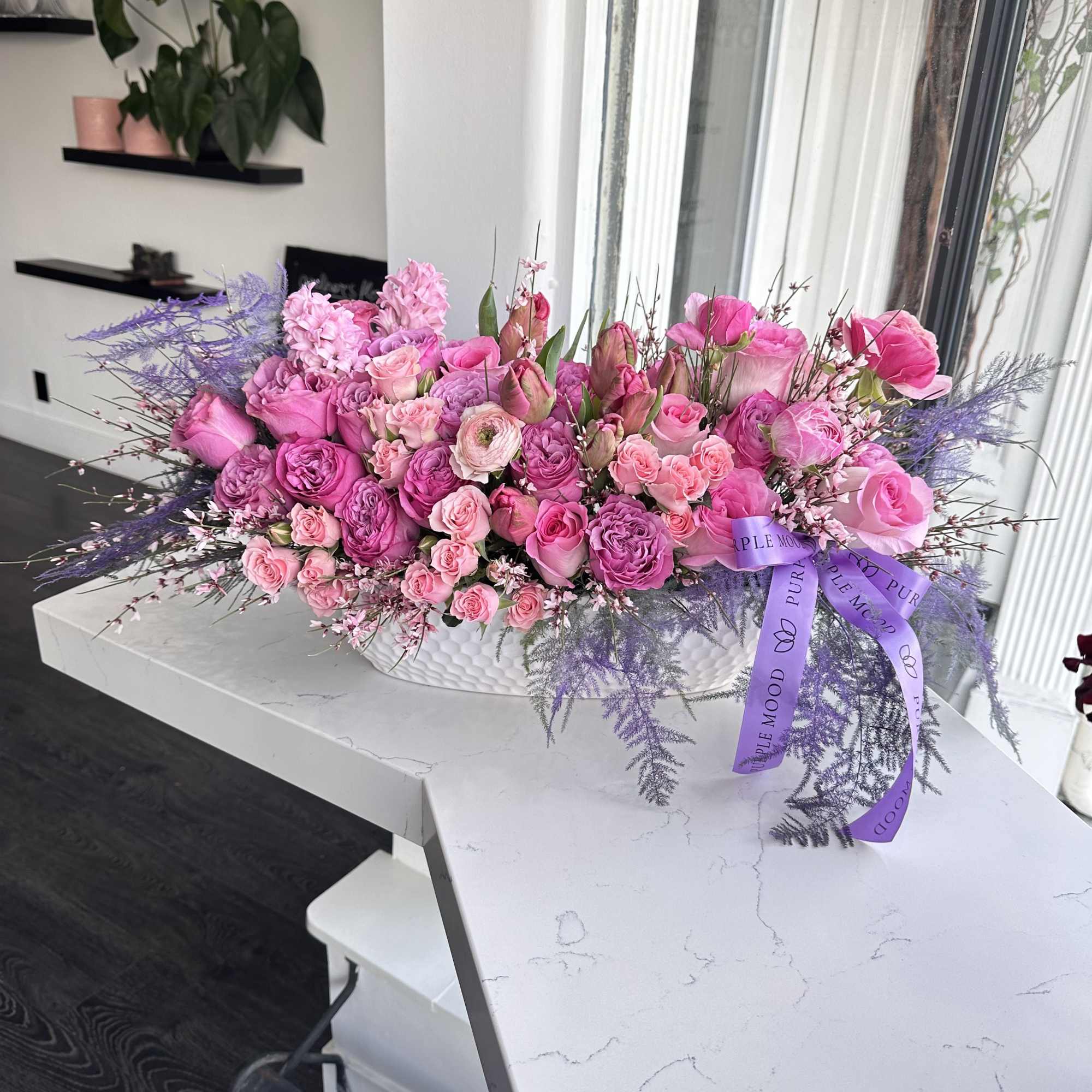 Our Designer&rsquo;s Choice Vase offers a one-of-a-kind floral arrangement, expertly crafted by