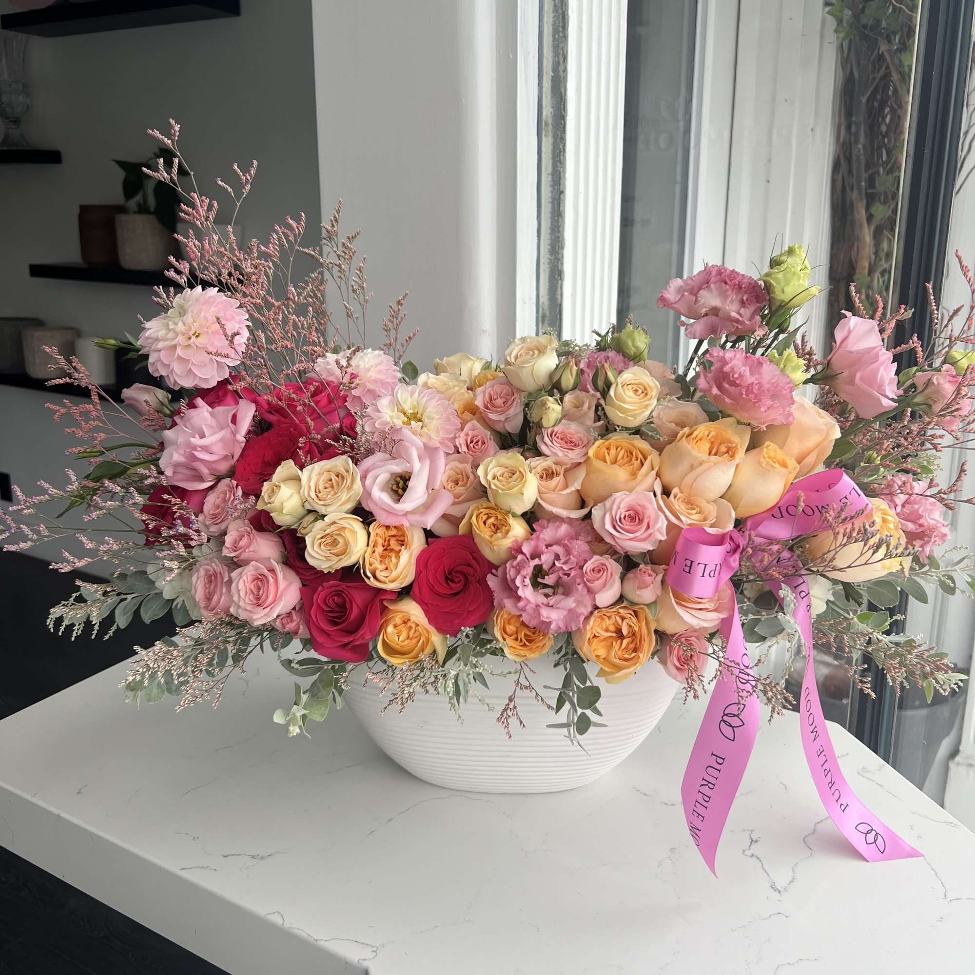 Our Designer&rsquo;s Choice Vase offers a one-of-a-kind floral arrangement, expertly crafted by