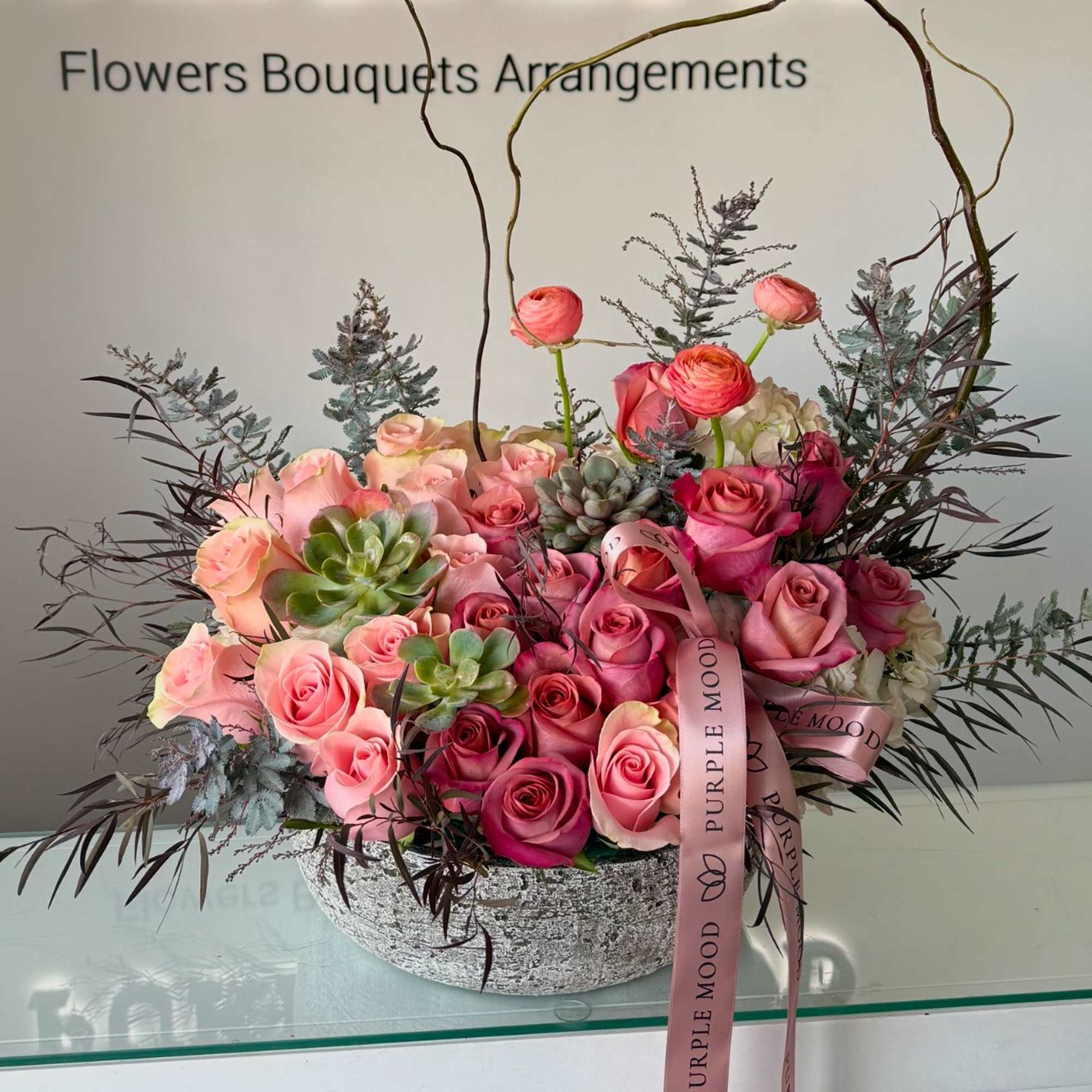 Our Designer&rsquo;s Choice Vase offers a one-of-a-kind floral arrangement, expertly crafted by