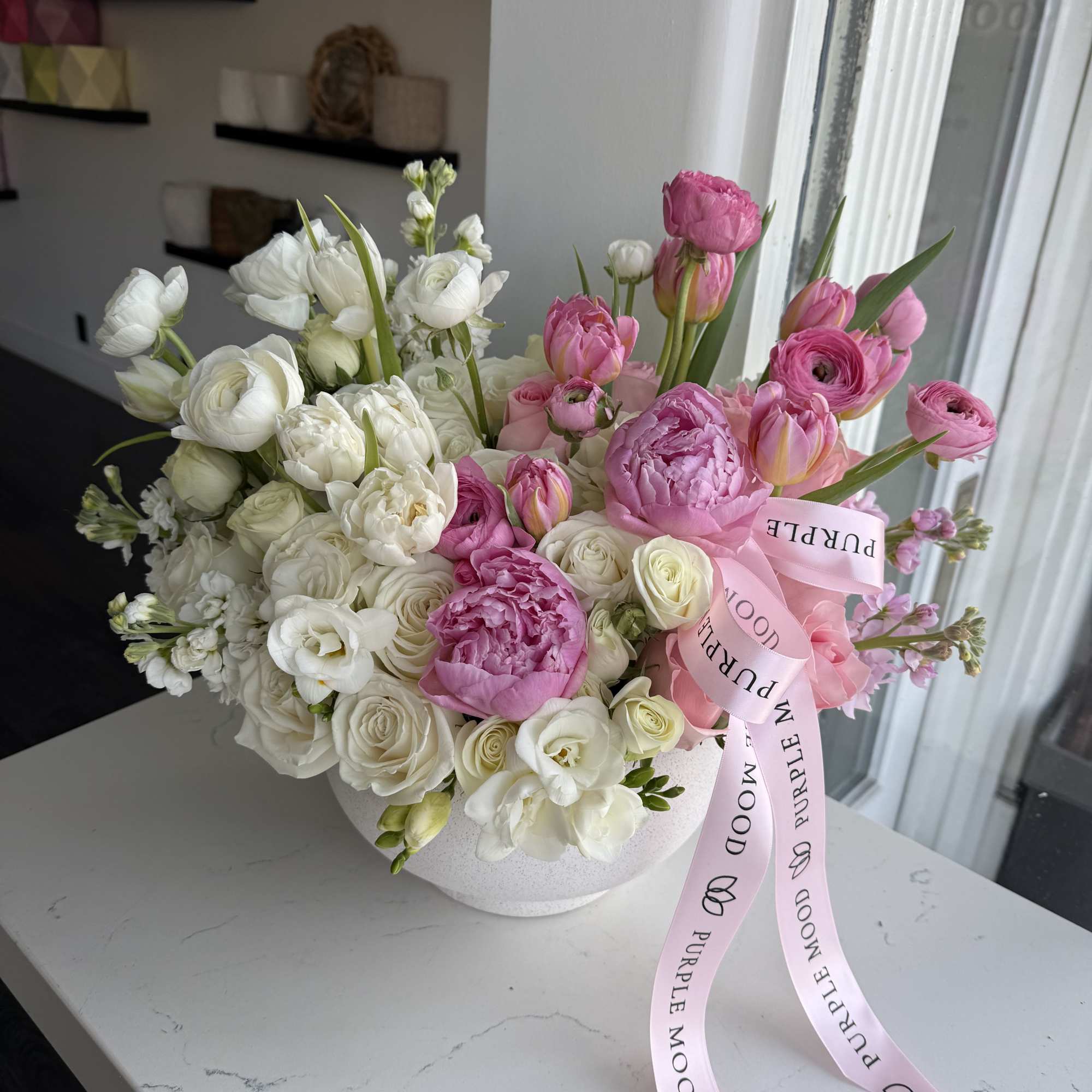 Our Designer&rsquo;s Choice Vase offers a one-of-a-kind floral arrangement, expertly crafted by