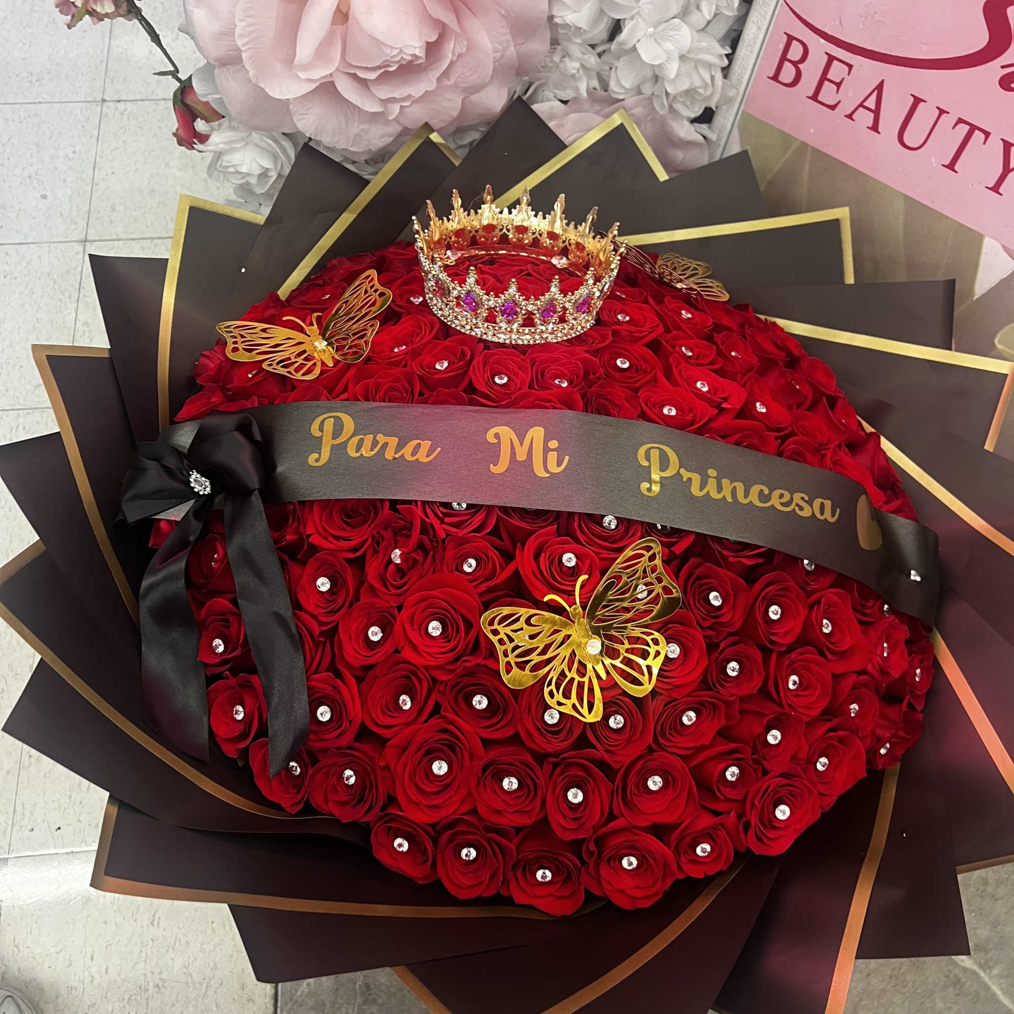 STANDARD: 50 Roses
DELUXE: 100 Roses
PREMIUM: 150 Roses 

 Let me know in