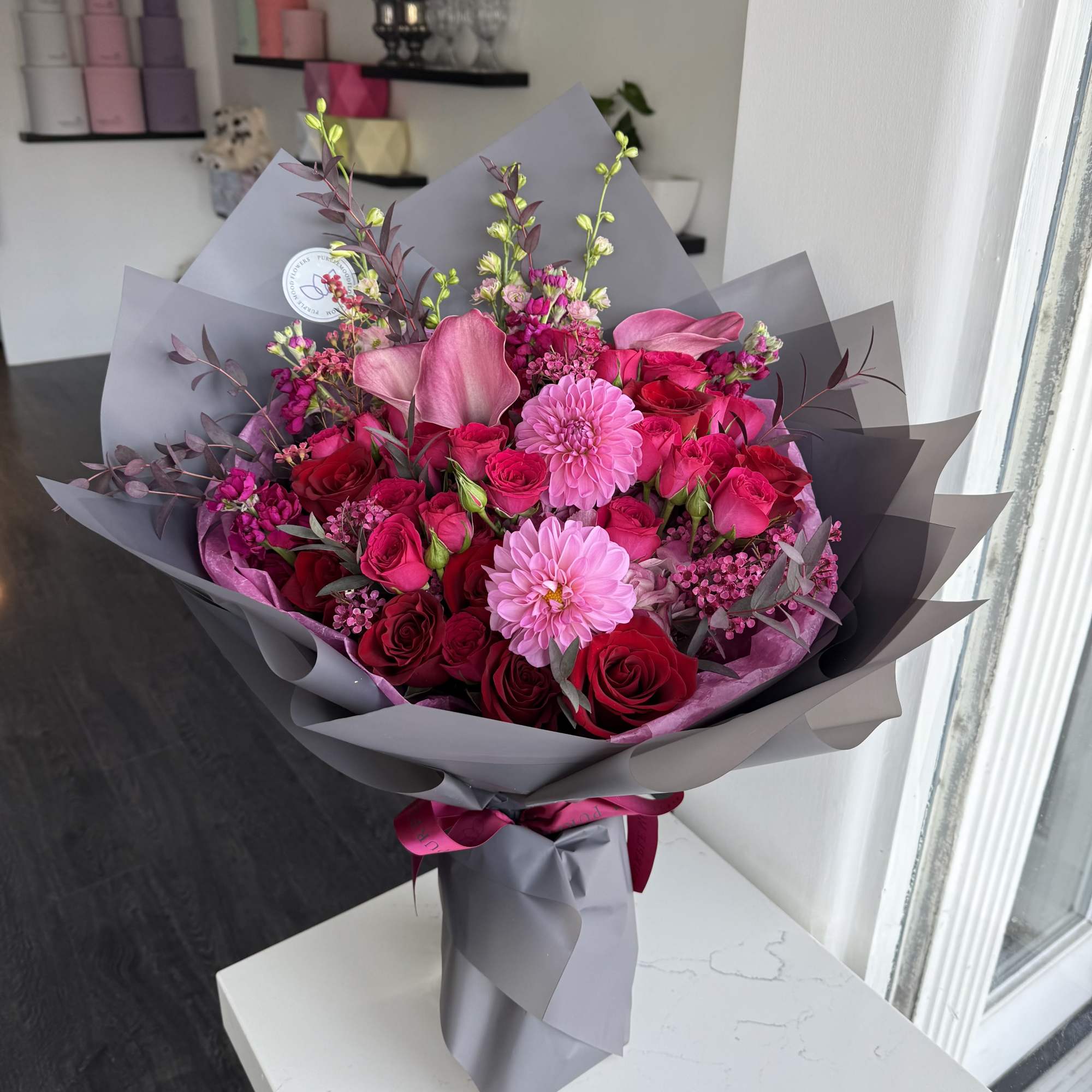 Designer will create a special bouquet for your recipient. Feel free to