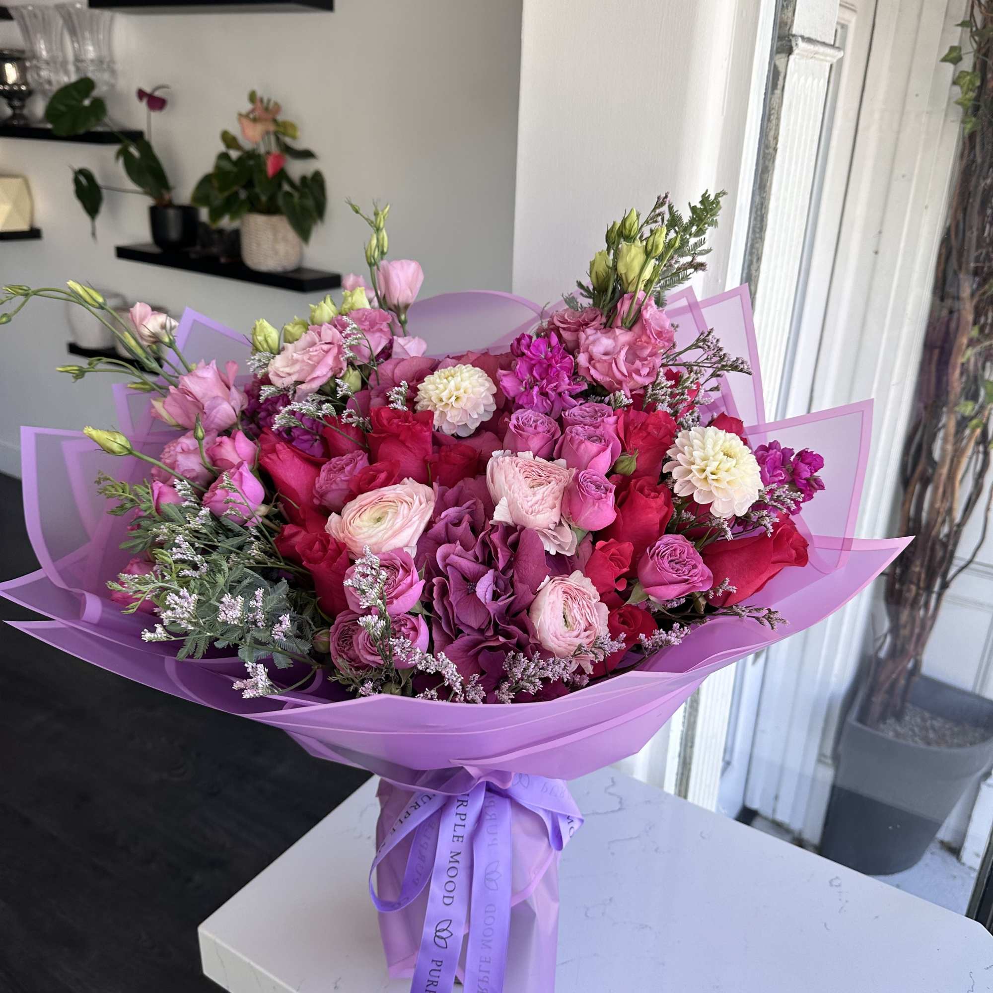 Designer will create a special bouquet for your recipient. Feel free to