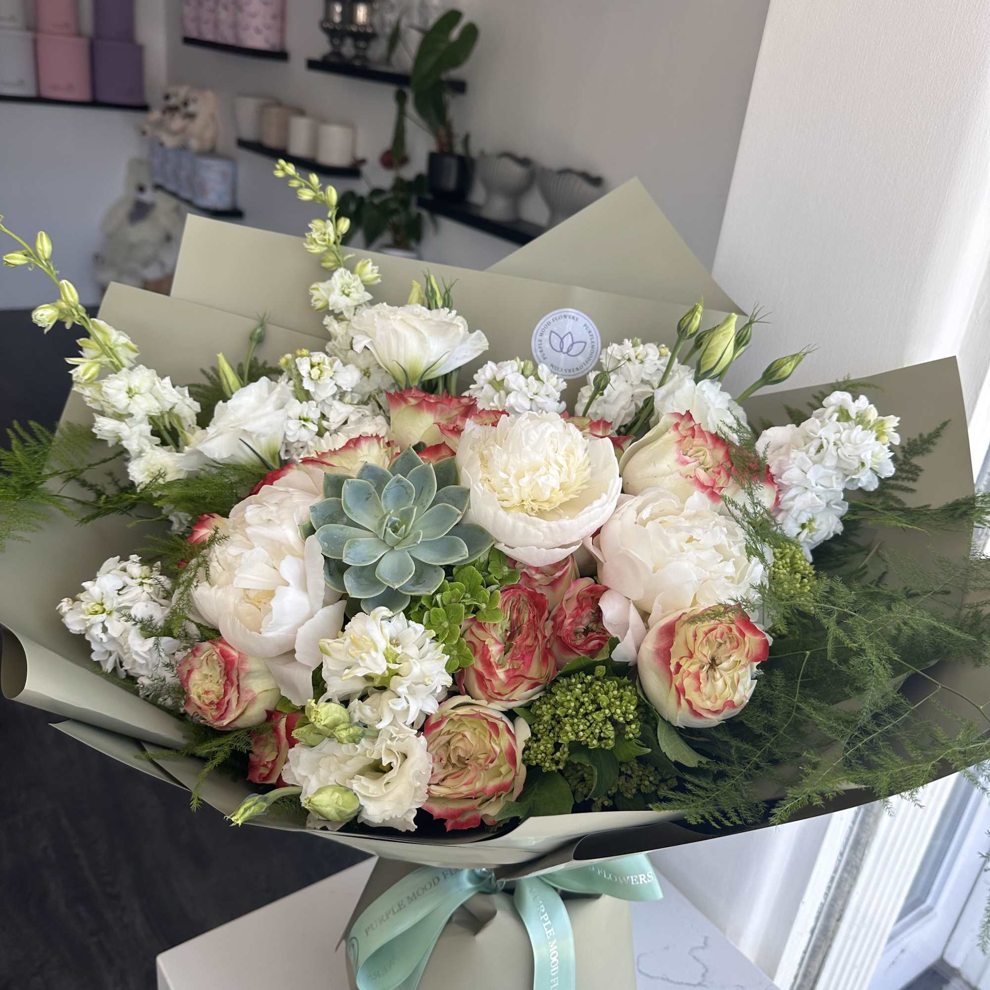 Designer will create a special bouquet for your recipient. Feel free to