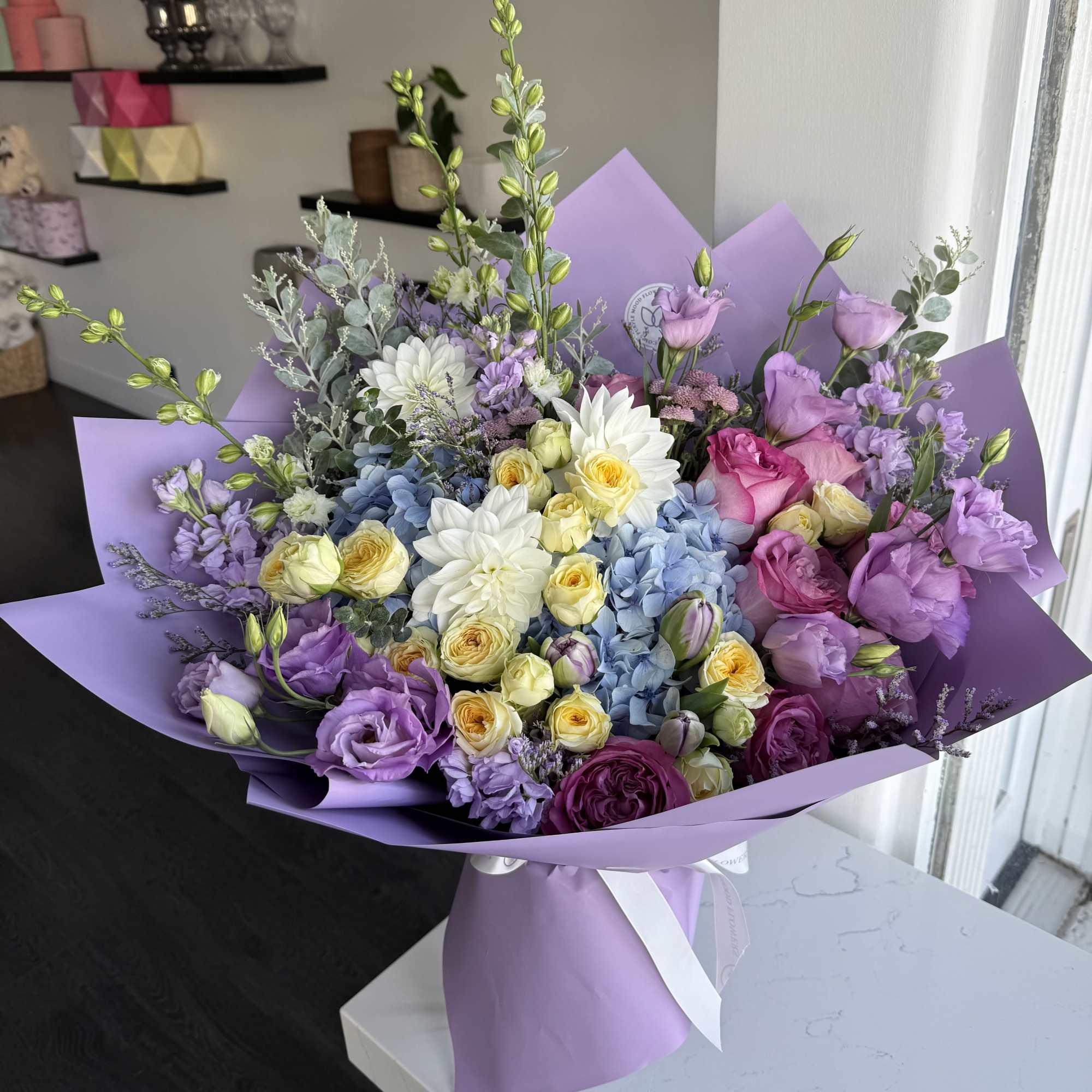 Designer will create a special bouquet for your recipient. Feel free to