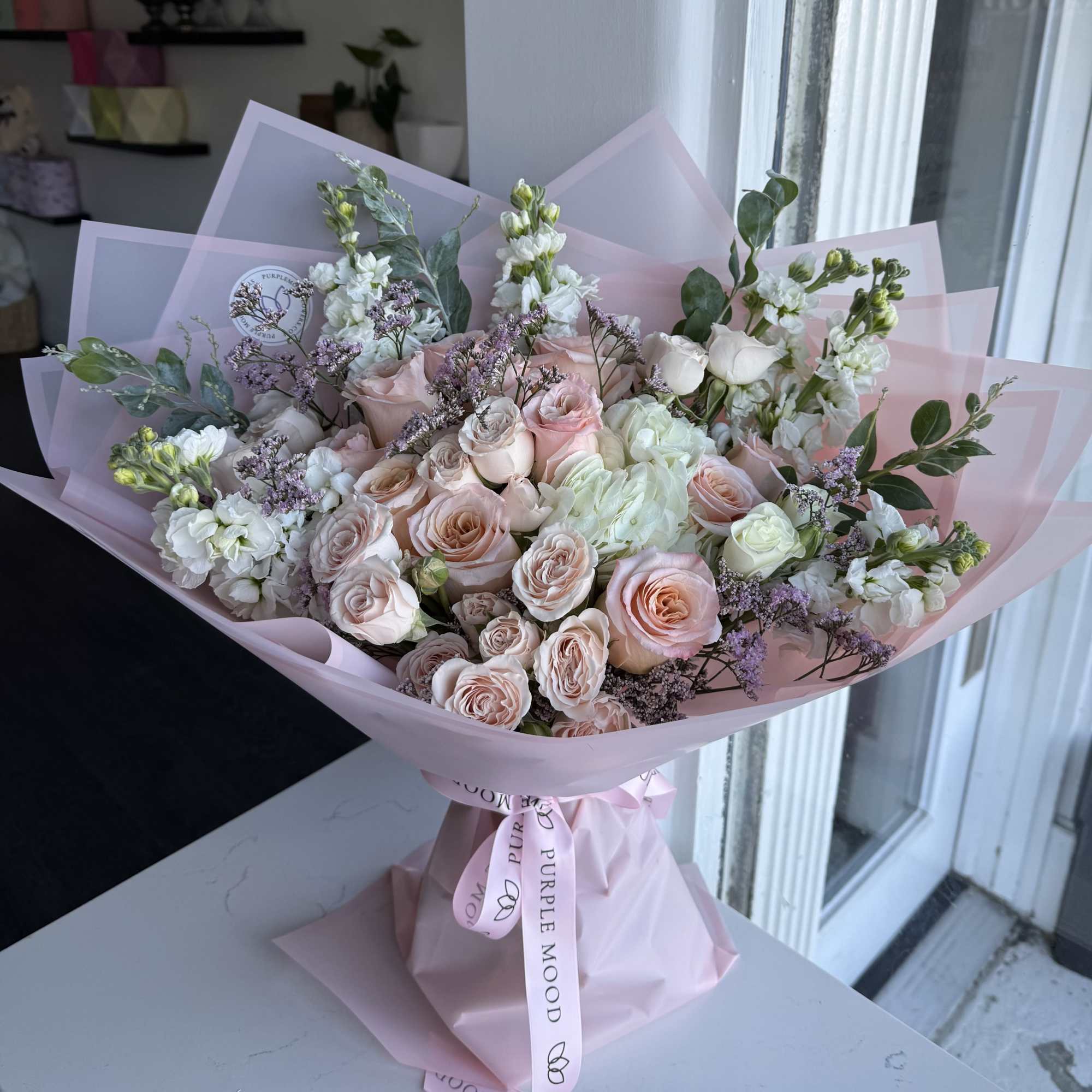 Designer will create a special bouquet for your recipient. Feel free to