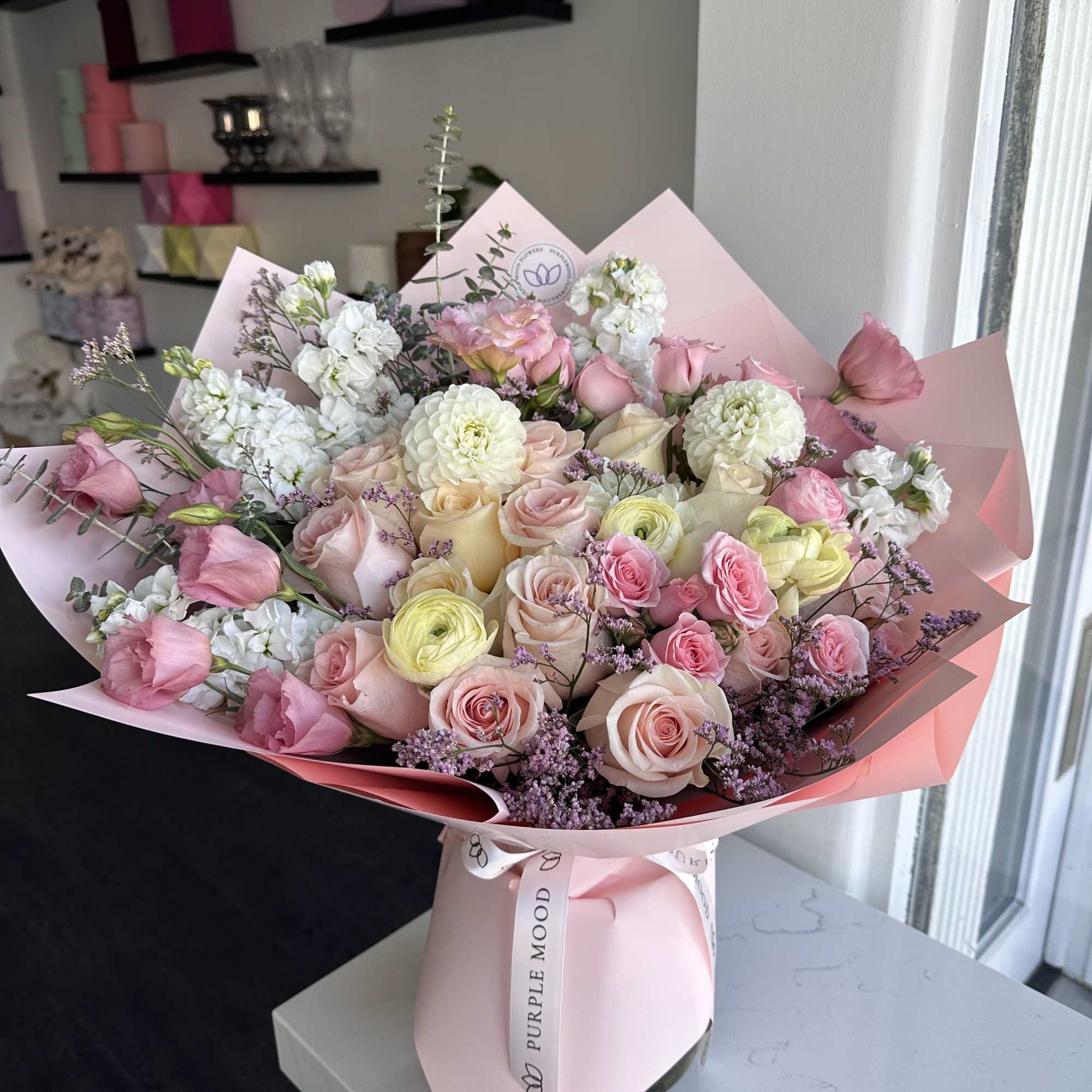 Designer will create a special bouquet for your recipient. Feel free to