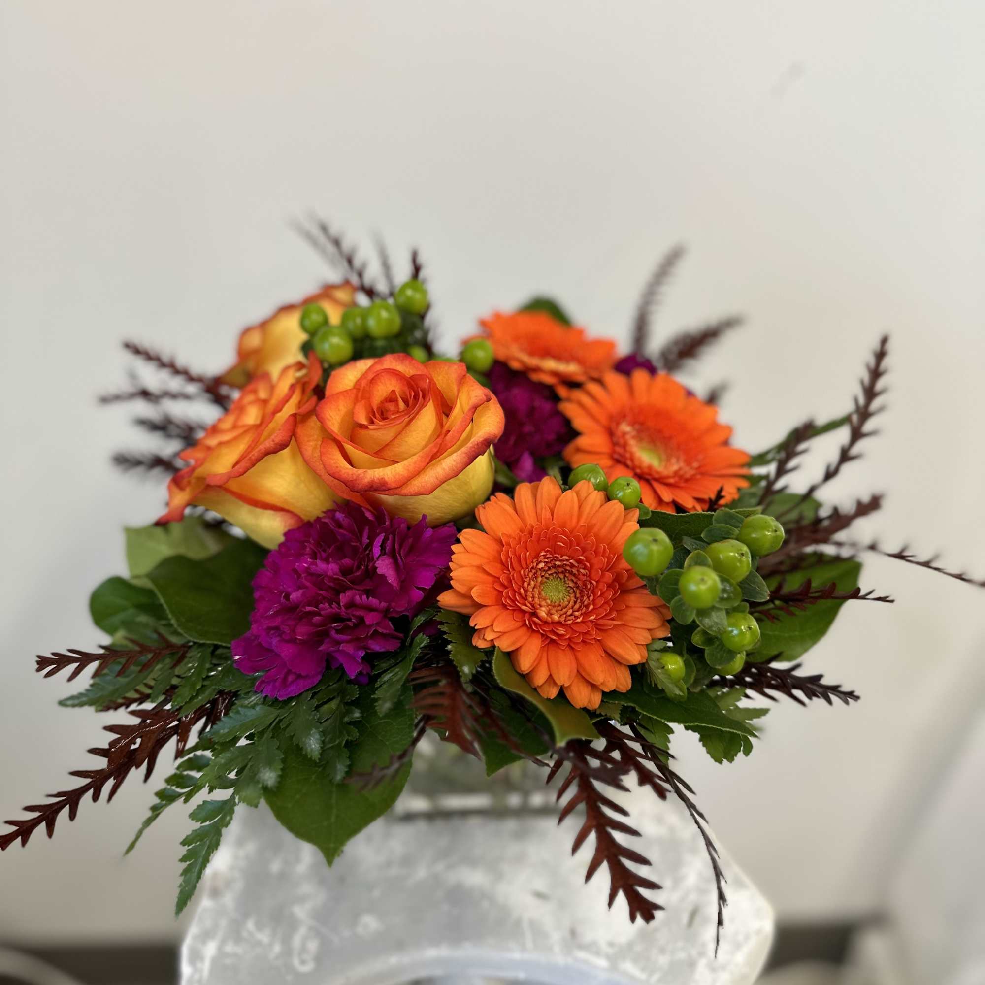 Experience the beauty of nature with the Westford Honey flower arrangement from