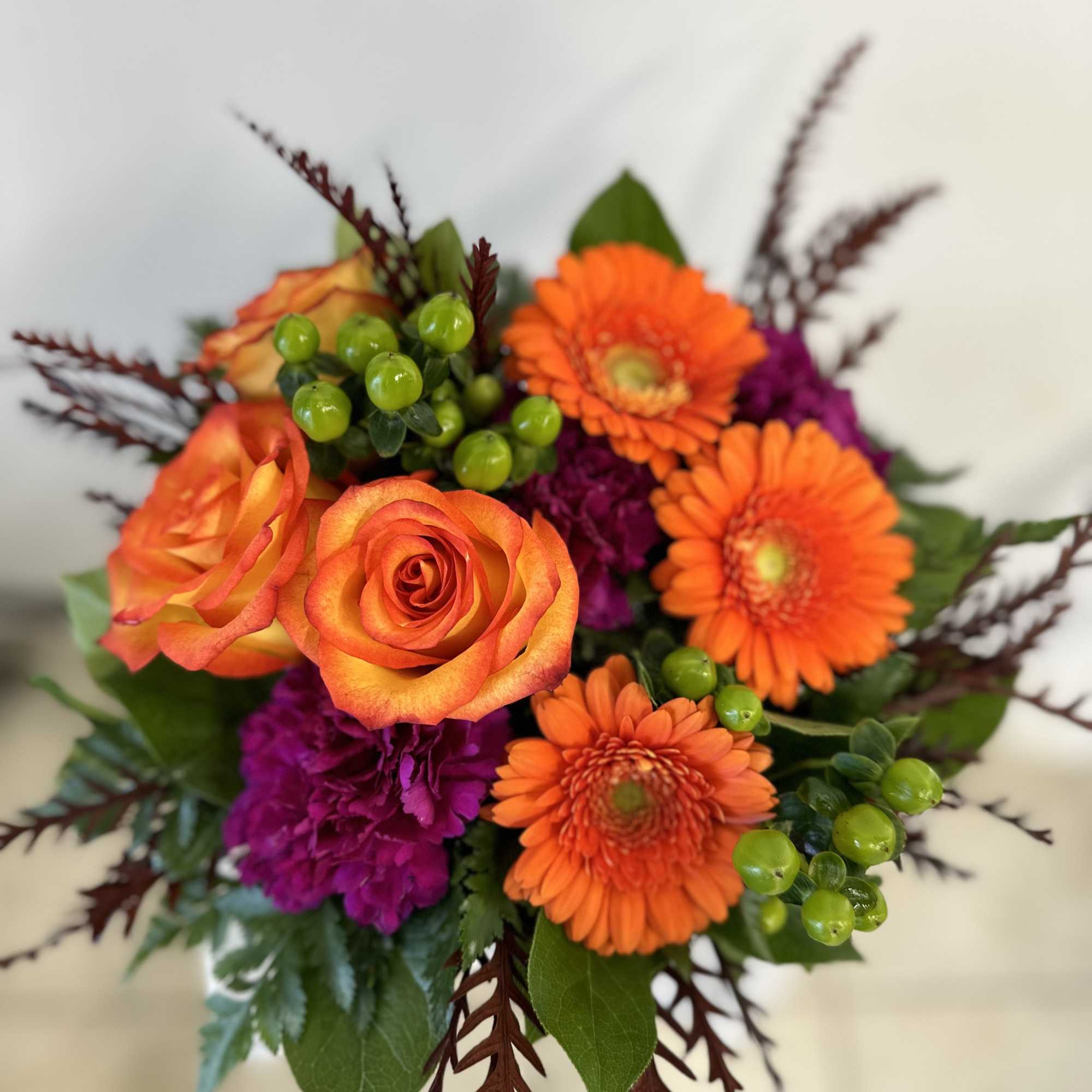 Experience the beauty of nature with the Westford Honey flower arrangement from