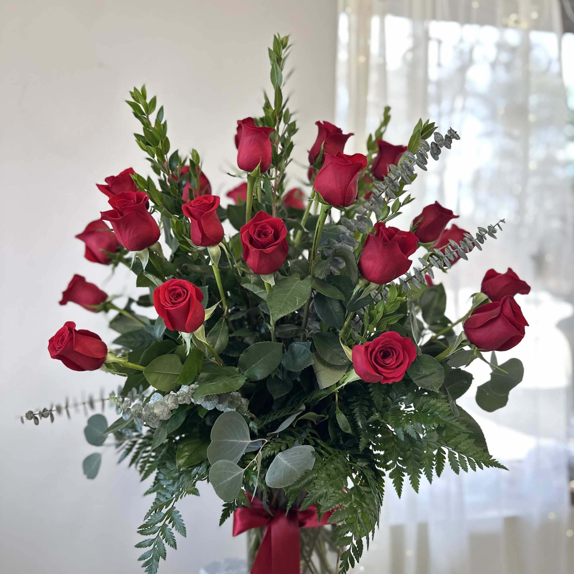 Wow your loved one with this stunning Two Dozen Long Stemmed Roses