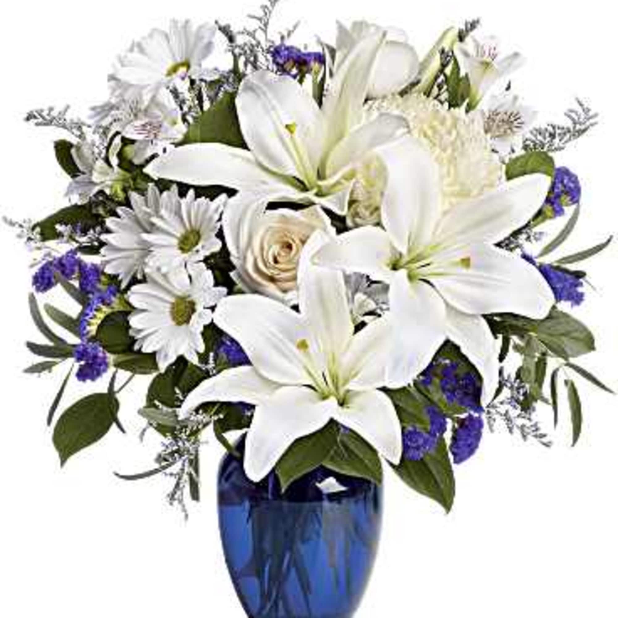 Brighten the home with the peace and beauty of a bright blue