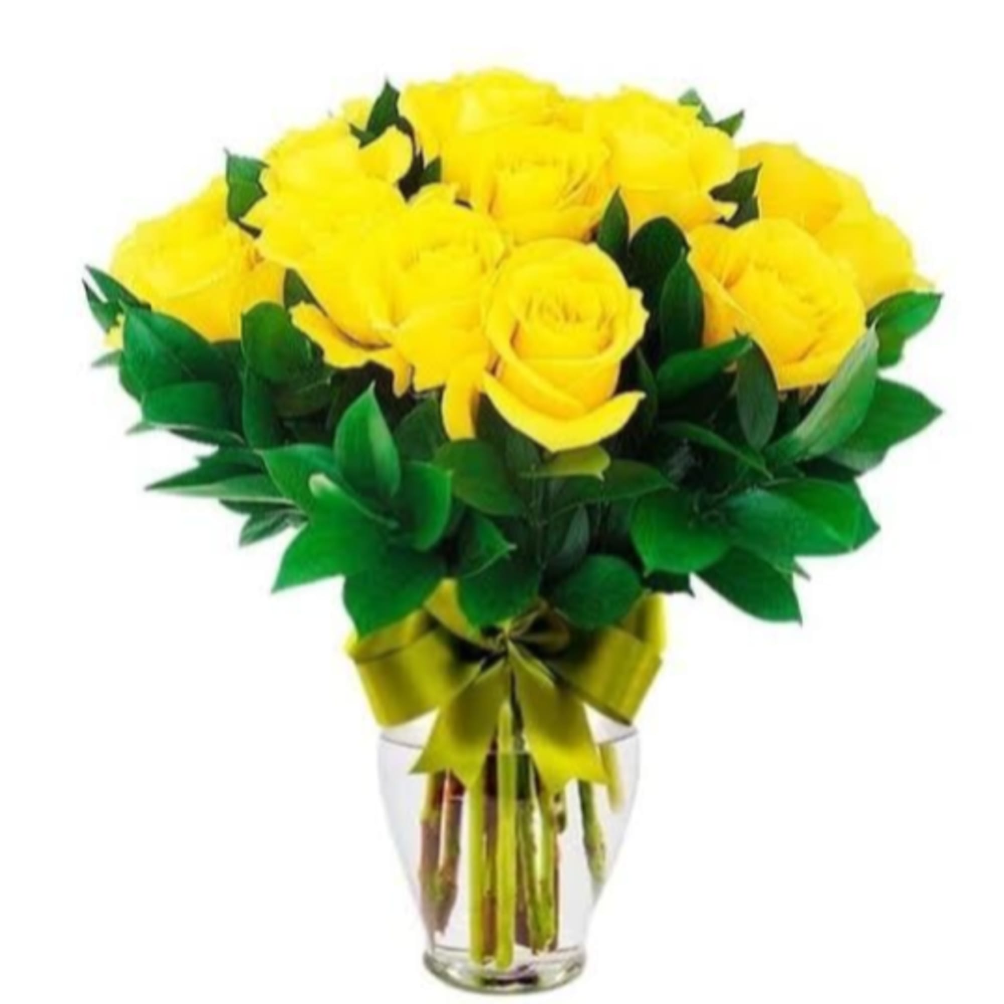 A clustered canopy of bright yellow roses makes a bold, sunlit statement-perfect