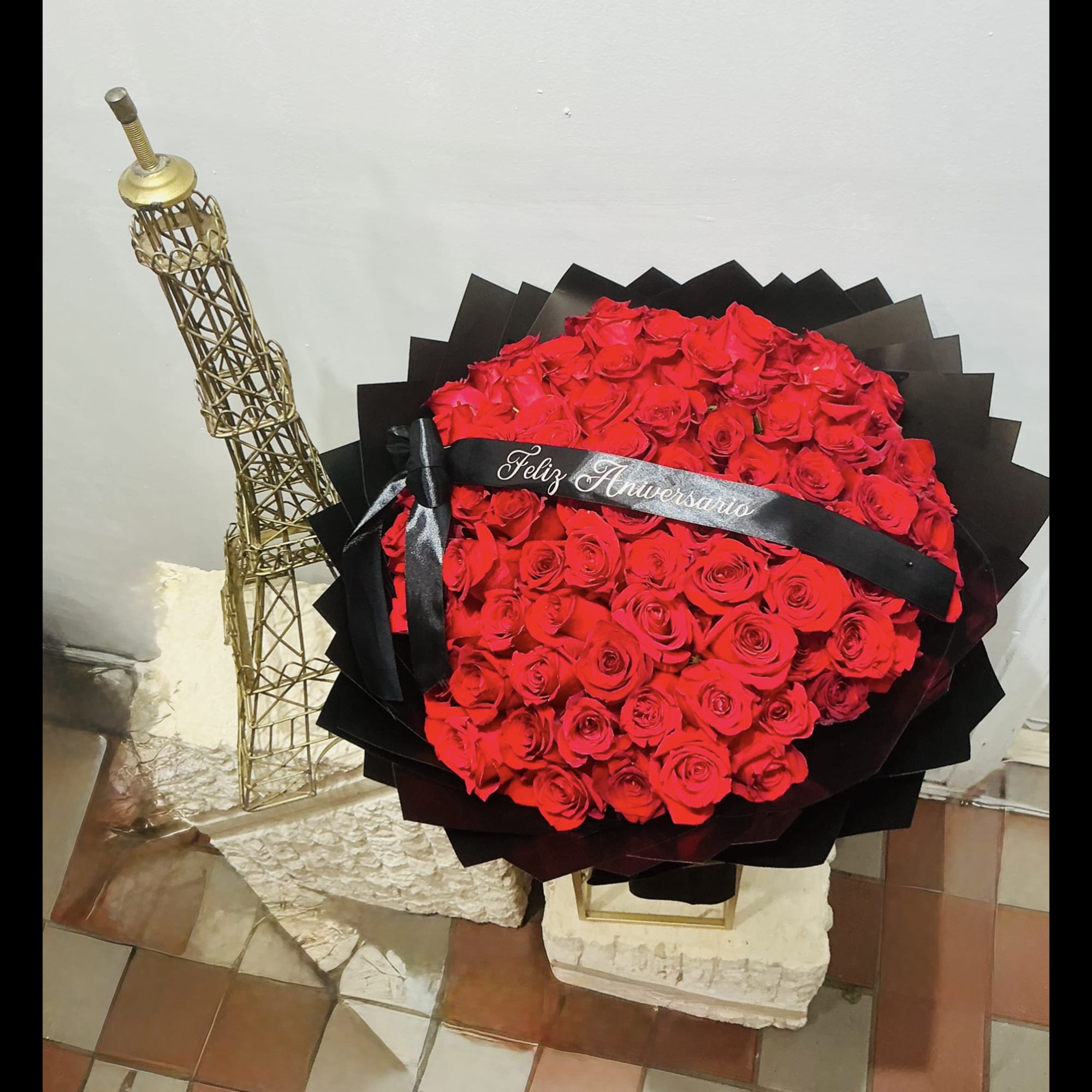 It's a birthday party in a vase! Roses, Fuji mums, Asiatic lilies