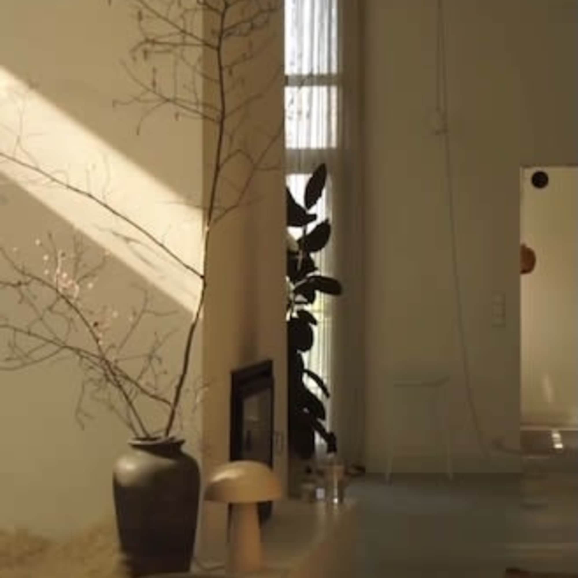  Black Metal Vase, 36" 

Call for shipping outside Los Angeles Area