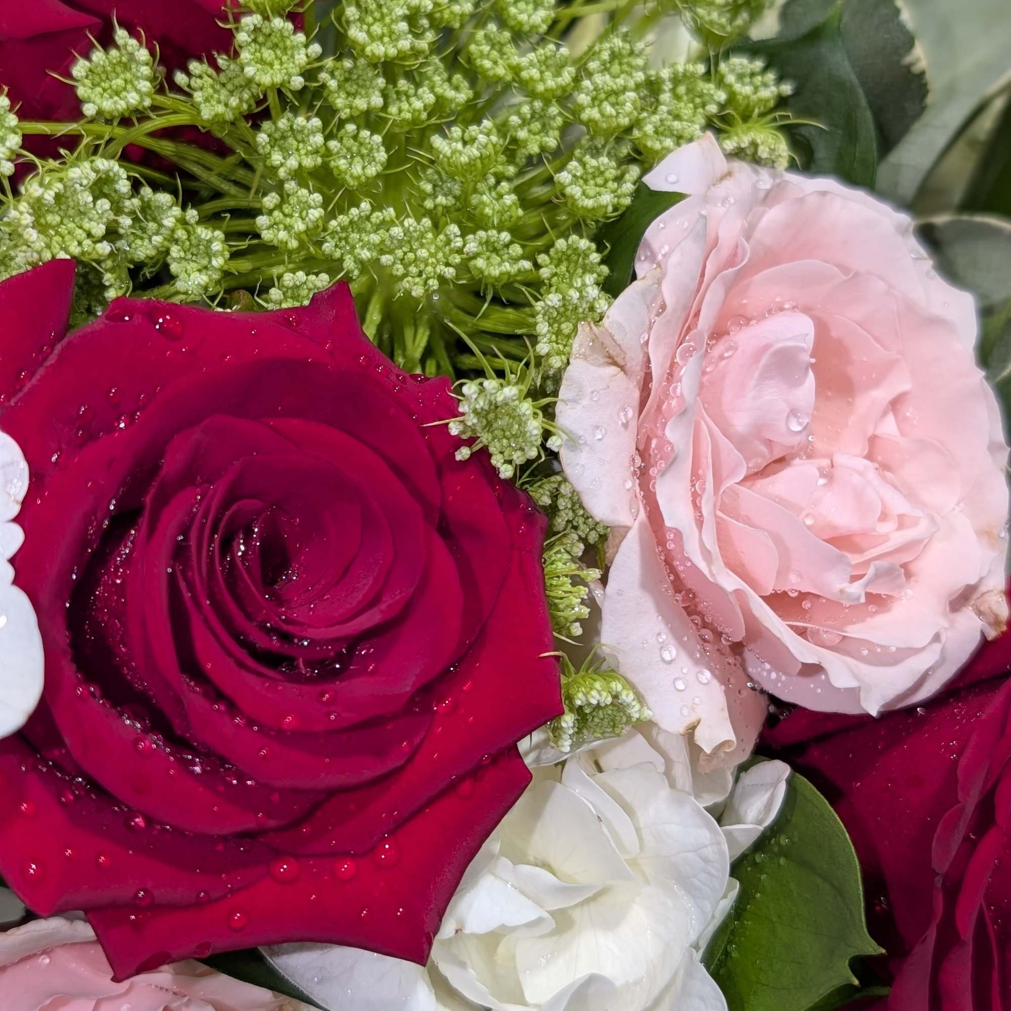 Bouquet will be delivered approximately as pictured. A beautiful 24" open heart