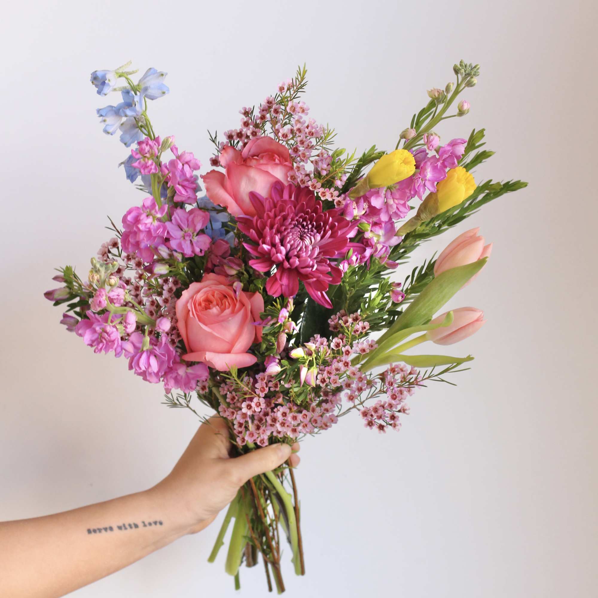 Unique and thoughtfully designed by our florists using an ever changing palette