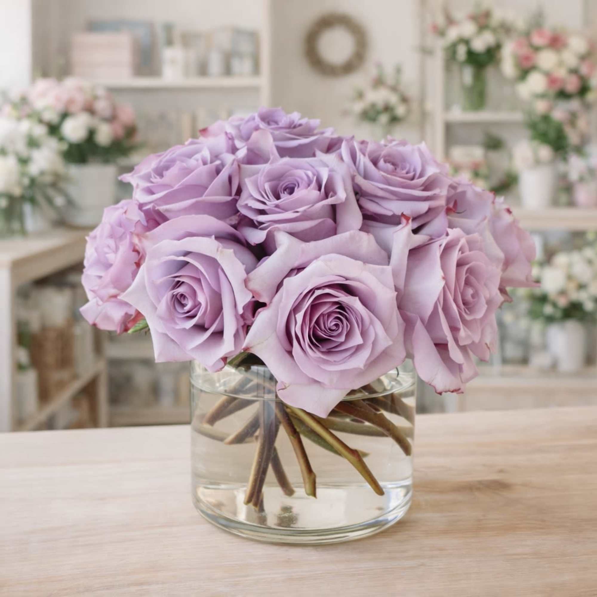 This beautiful lavender bouquet are guaranteed to brighten someone's day. Enchanted Love