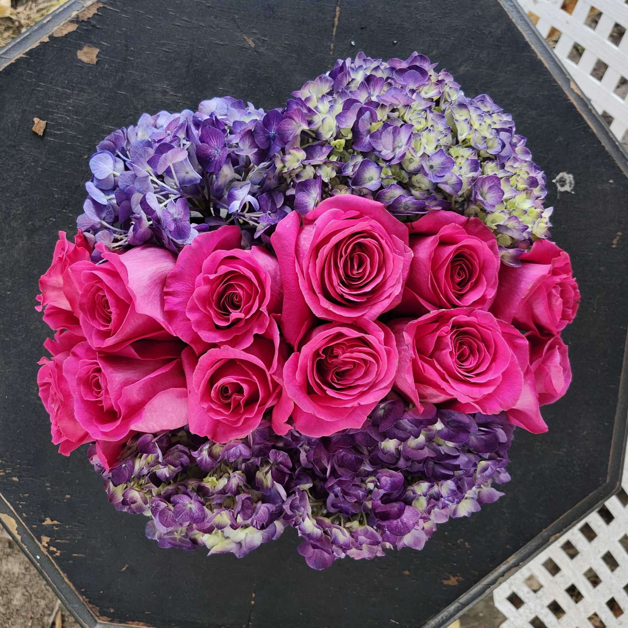 This large flower box is a full statement and brings color to