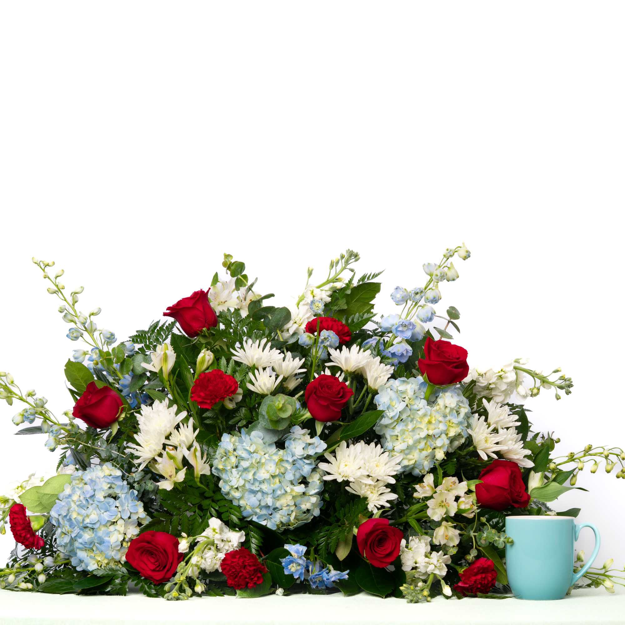 A patriotic tribute honoring dedication, service, and legacy. Designed in bold red