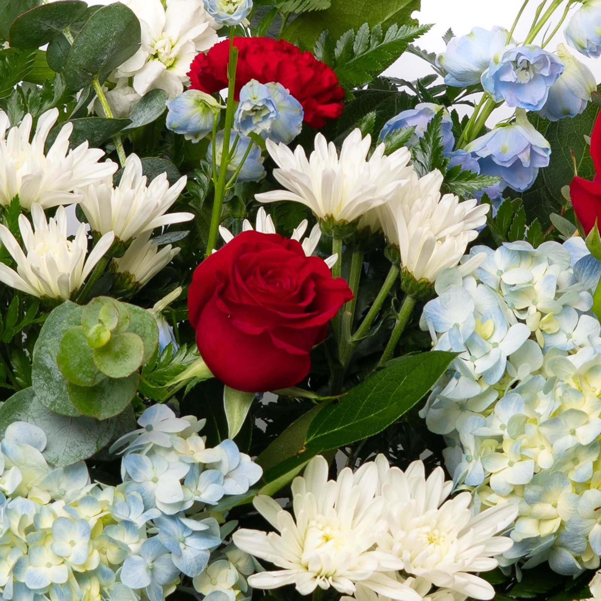 A patriotic tribute honoring dedication, service, and legacy. Designed in bold red