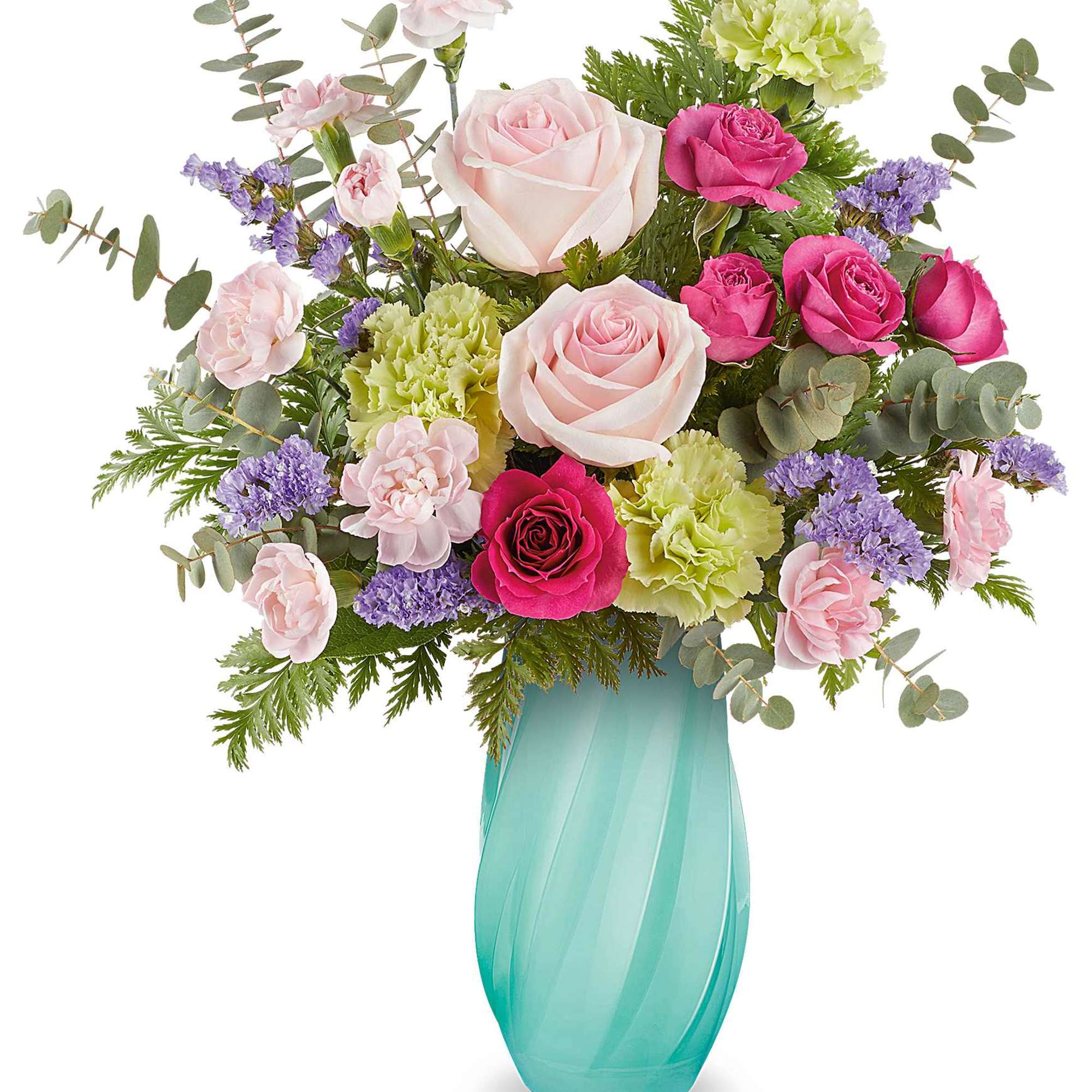 Like a breath of fresh ocean air, our Pearl Tide Bouquet blends