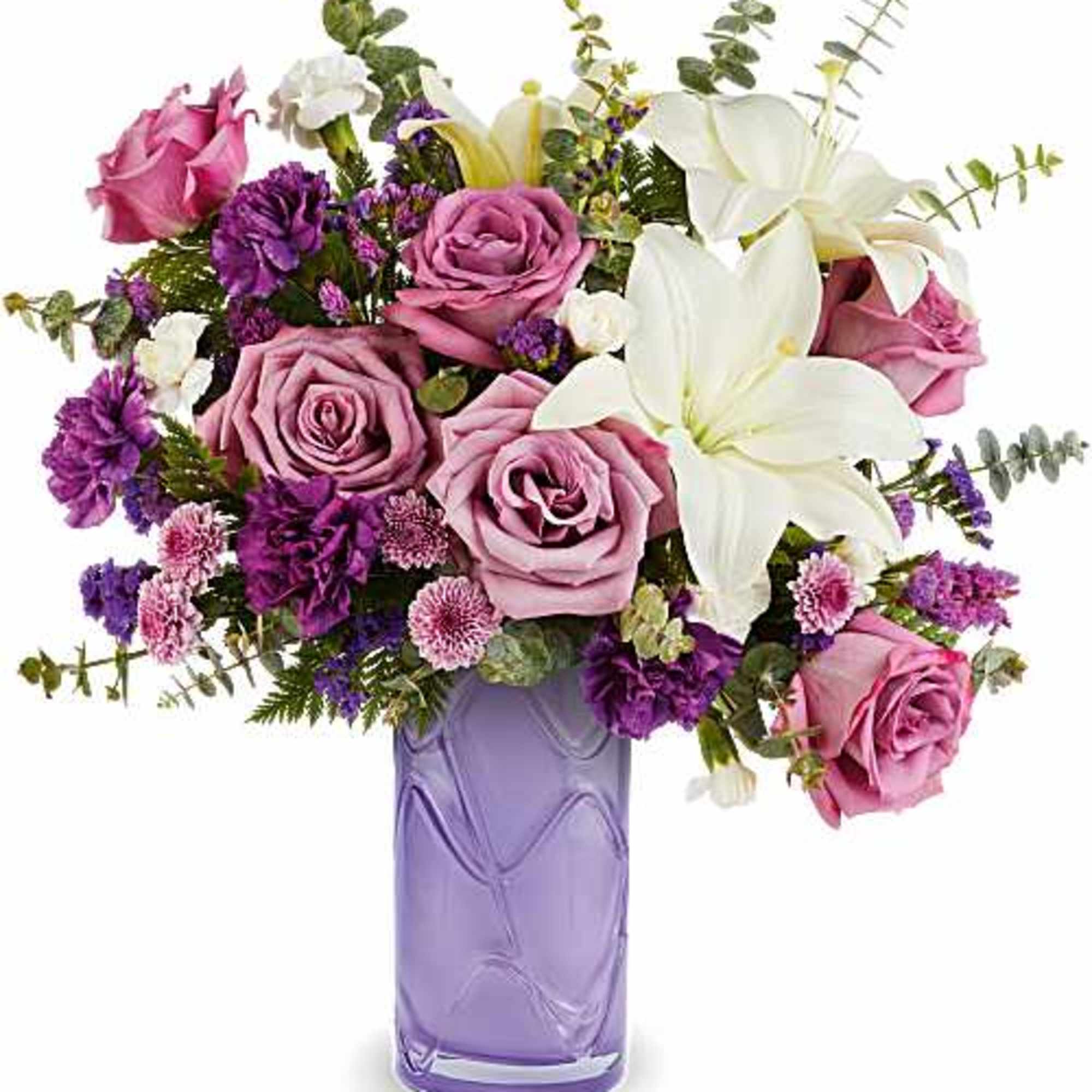 Make Mother's Day extra special with Teleflora's Mauvelous Bloom Bouquet, a lush