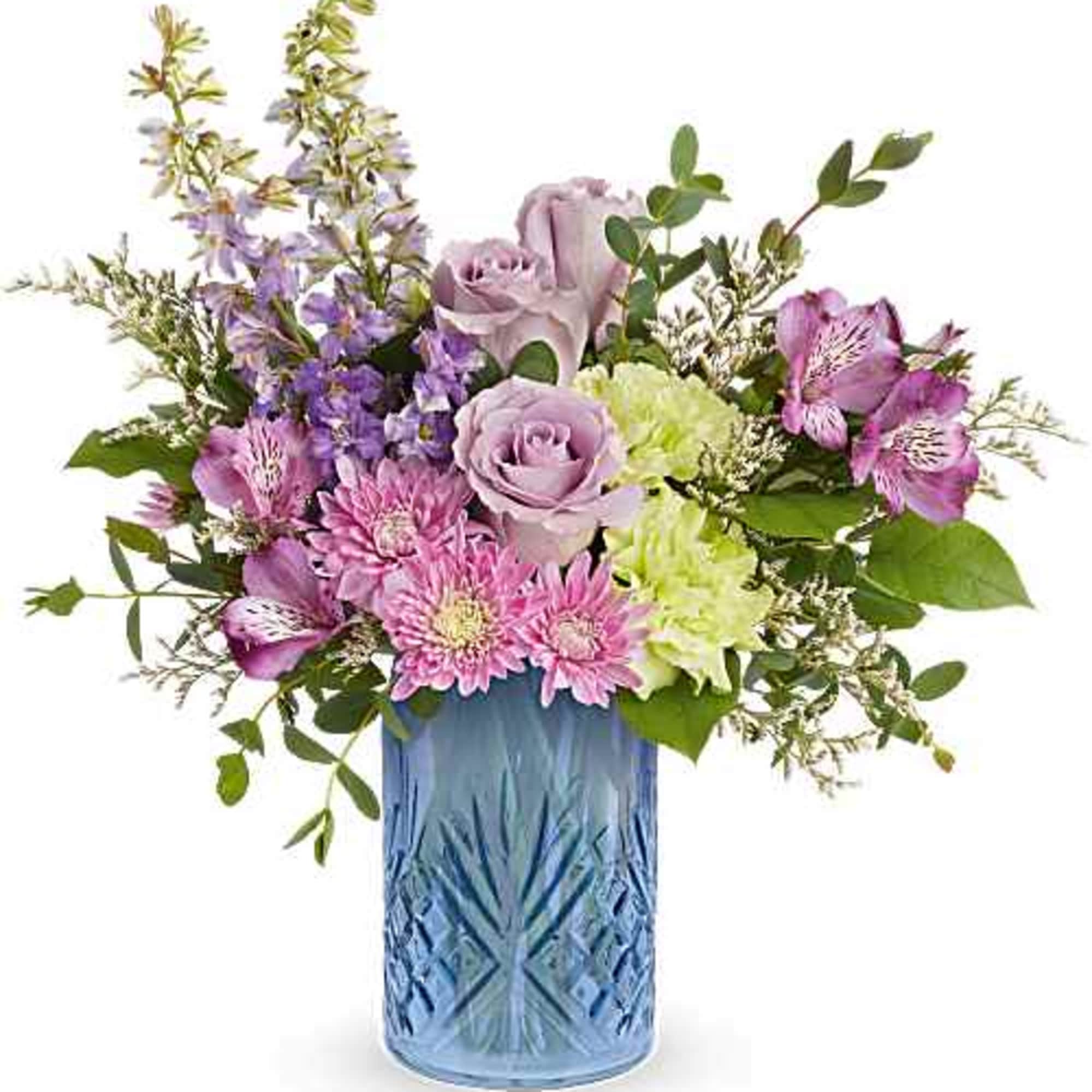 Surprise Mom with Teleflora's Garden Whimsy Bouquet, a soft blend of lavender