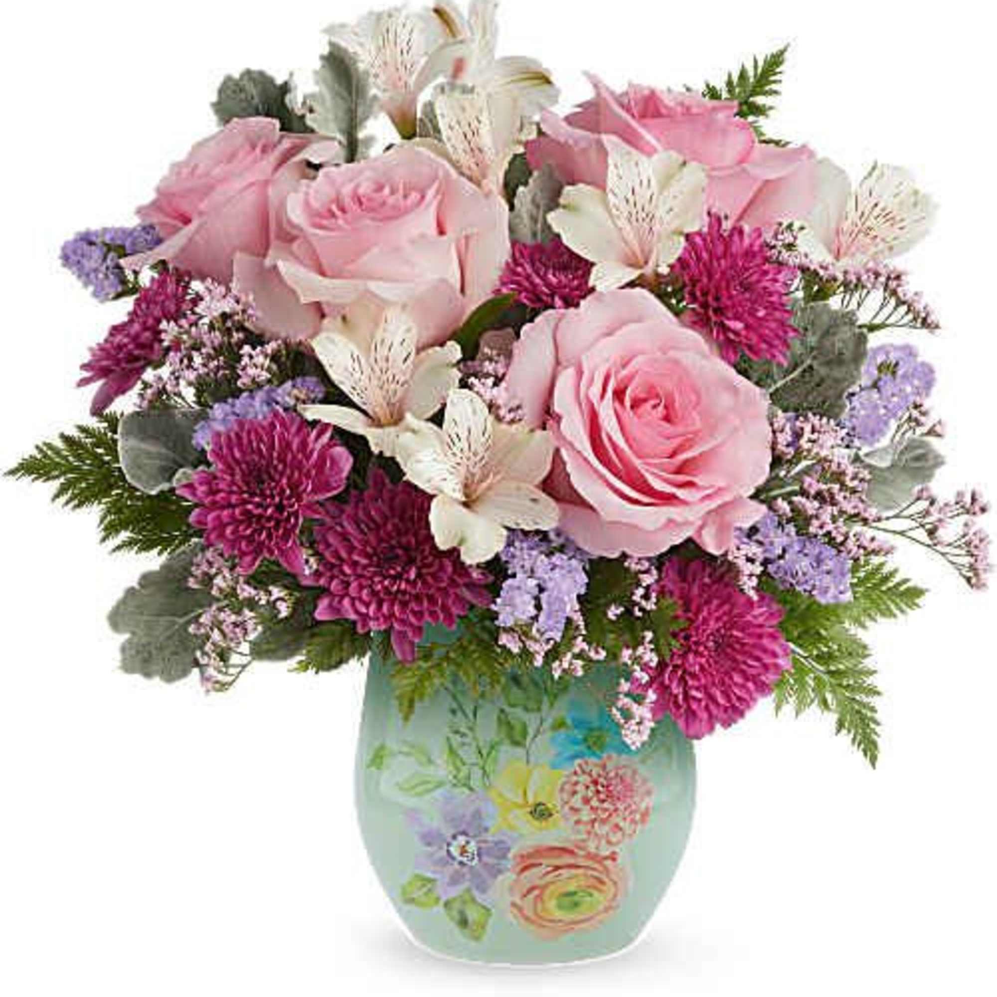 Make Mom smile with Teleflora's Dream in Bloom Bouquet, a lovely blend