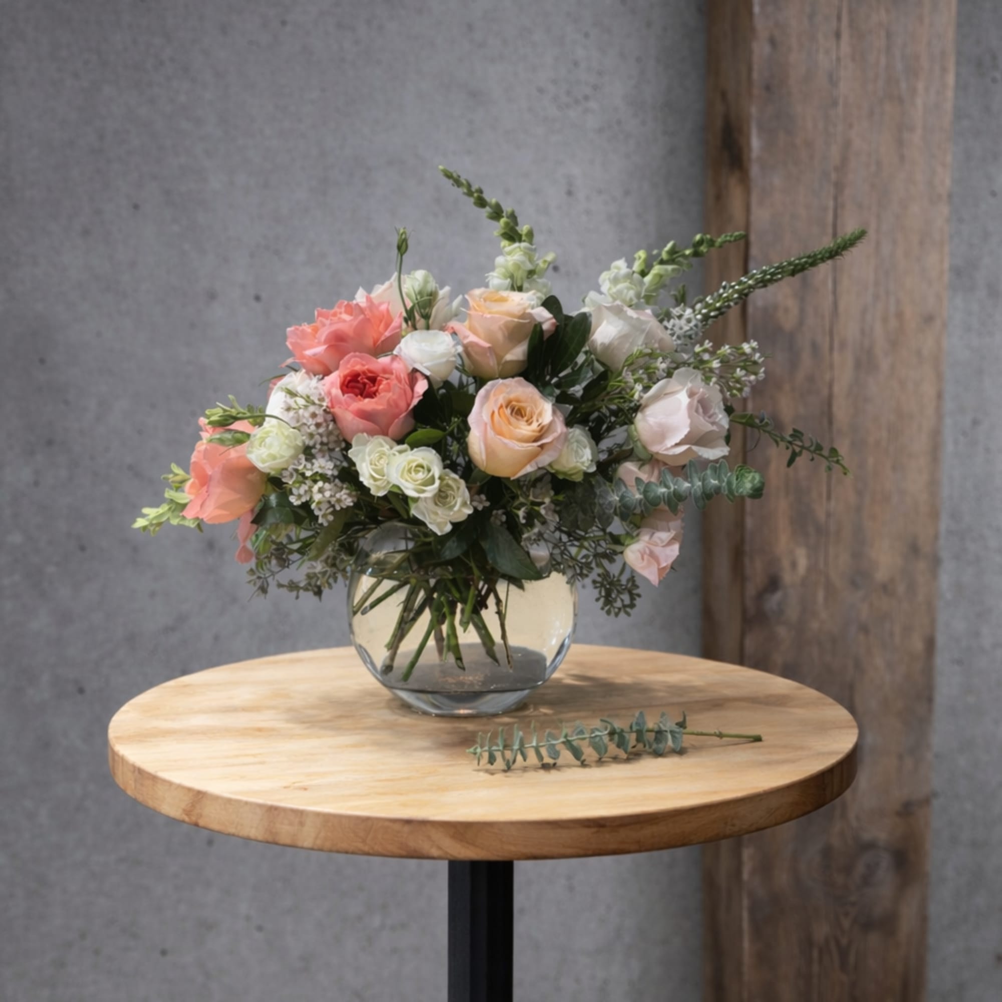 Petals &amp; Grace is a soft, garden-style floral arrangement designed for everyday