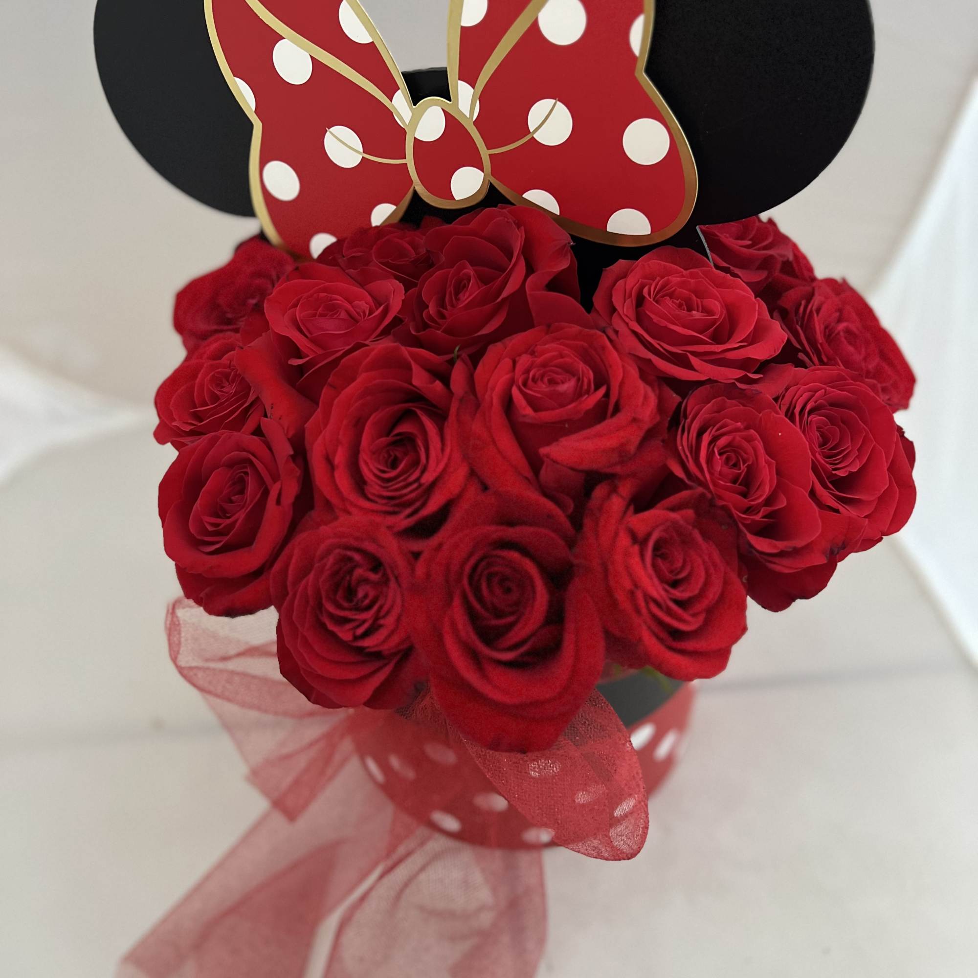 This "All Ears" Red Rose Box arrangement is a show stopper!!!! Someone