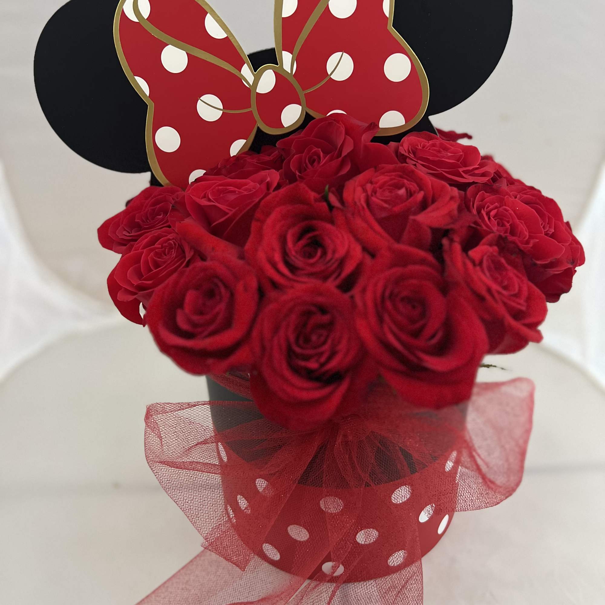 This "All Ears" Red Rose Box arrangement is a show stopper!!!! Someone