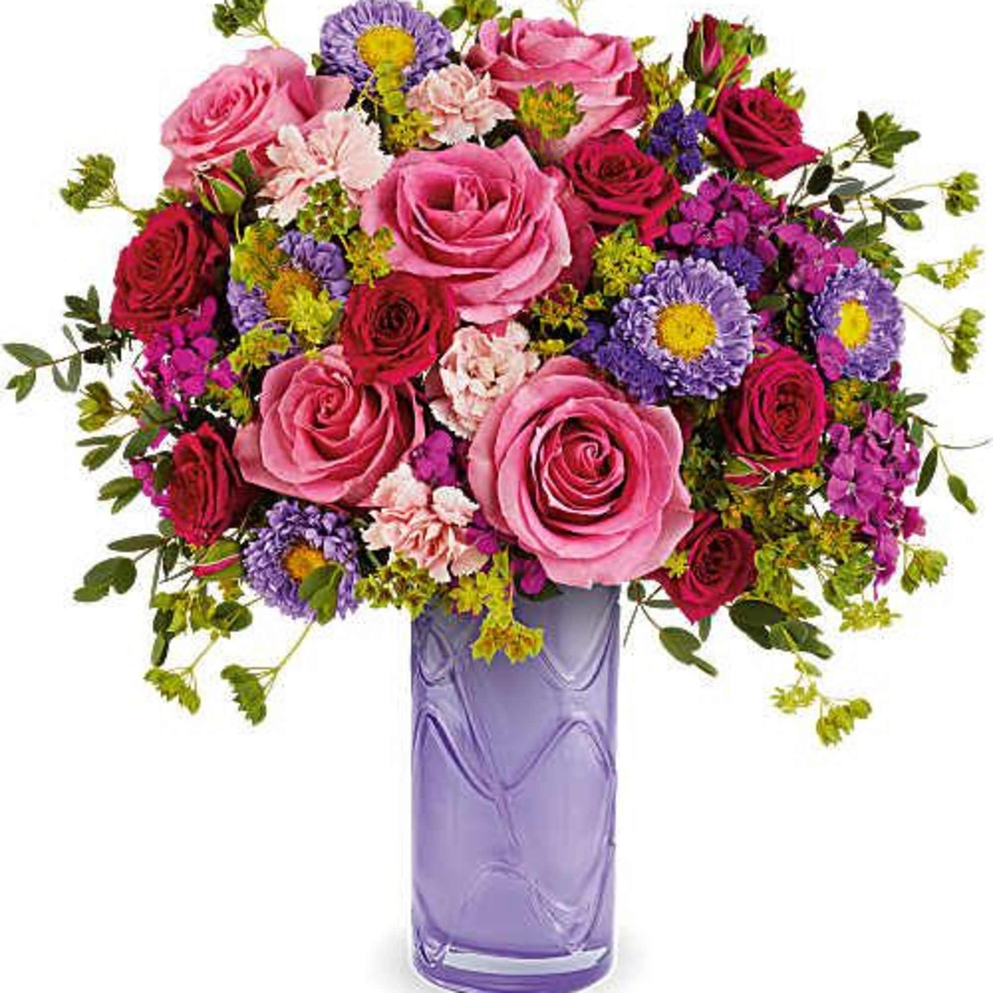 Brighten her Mother's Day with a Painted Petals Bouquet, a vibrant mix