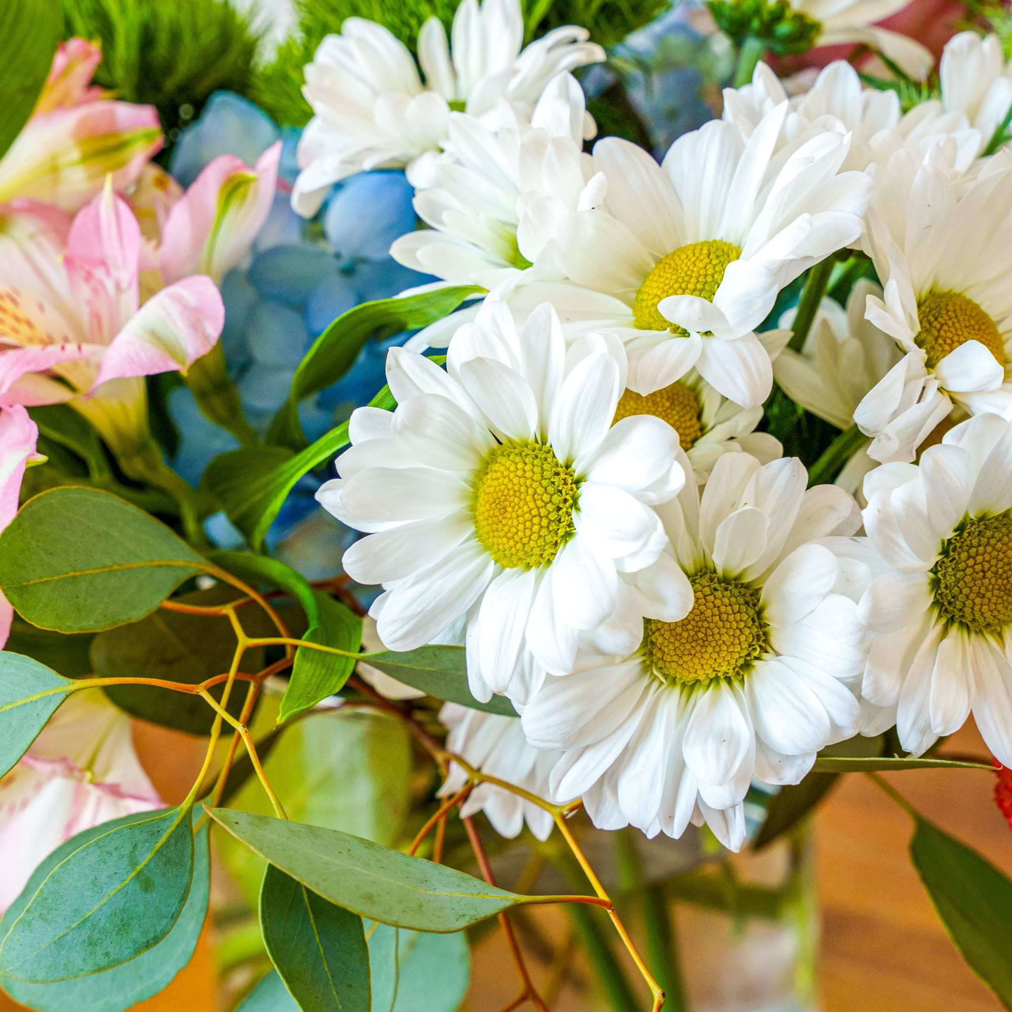 Delight them with this wonderful assortment of colorful blooms. Perfect for corporate